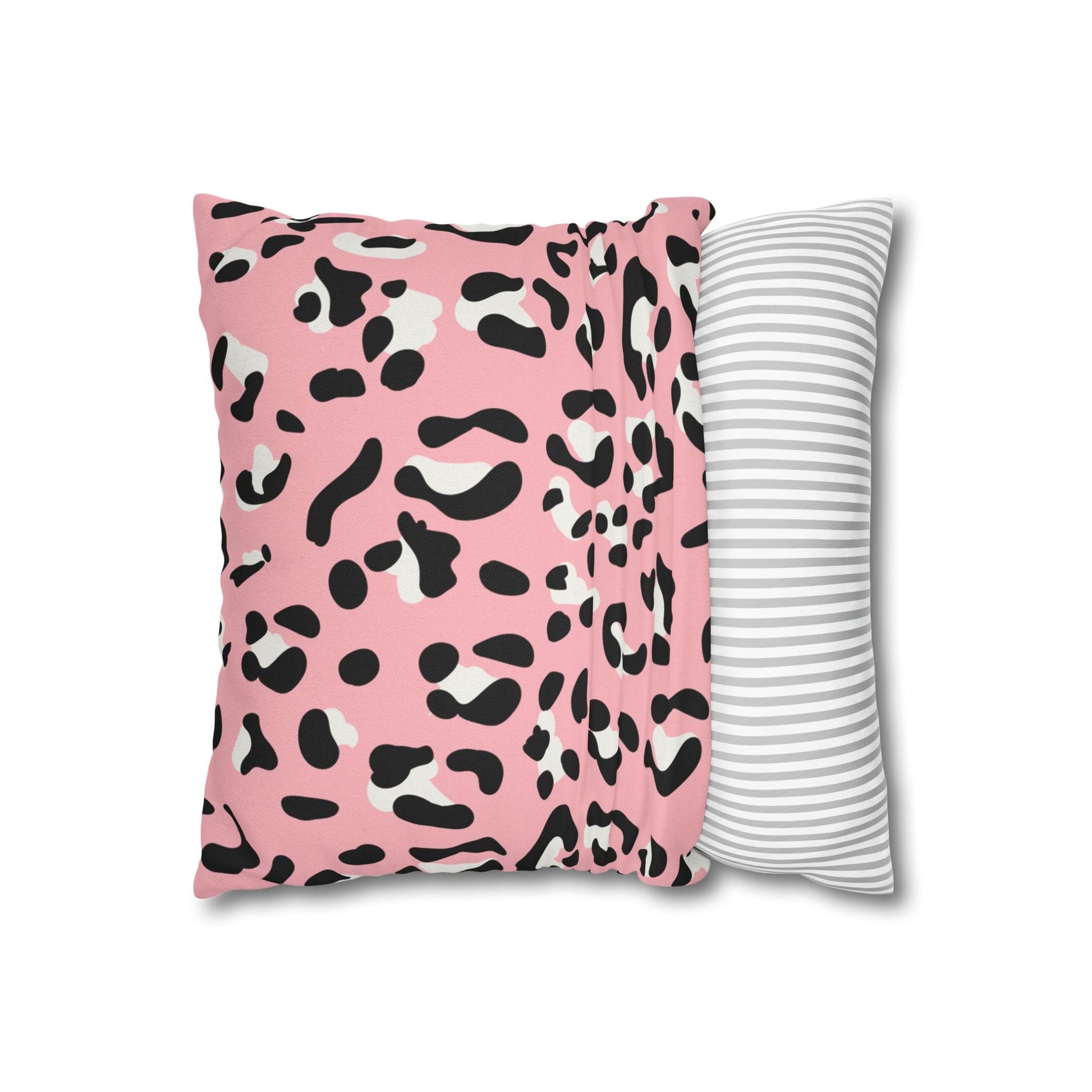 Pink Leopard Print Throw Pillow, Artsulli - Art is Long, Life is Short, Home Decor, , , , , , , 
