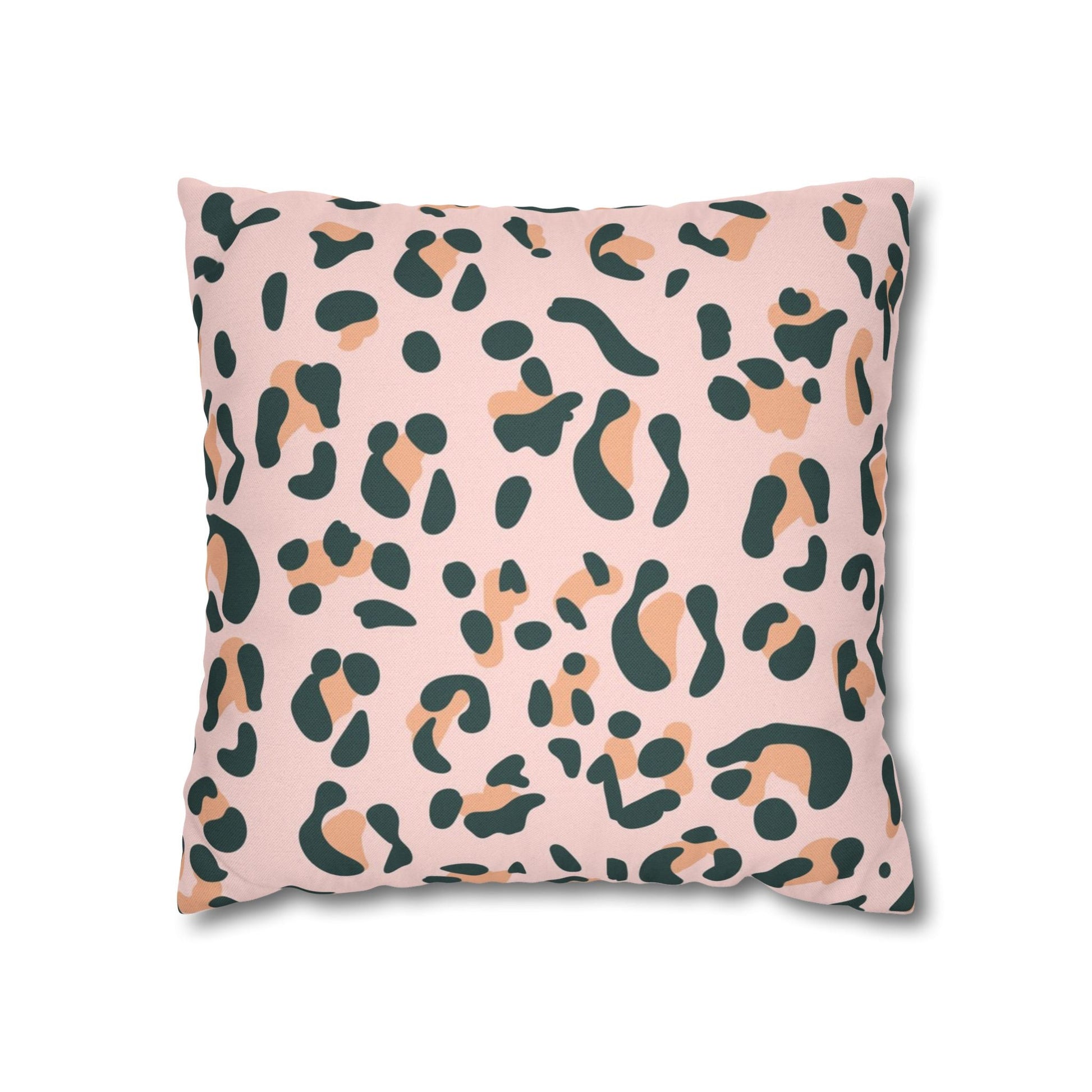 Pink Leopard Print Throw Pillow, Artsulli - Art is Long, Life is Short, Home Decor, Size, 16" × 16", , , , , 20676419239374283567