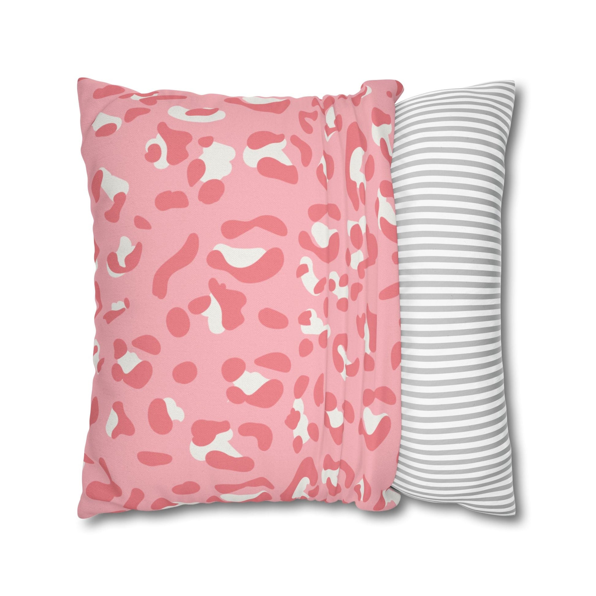 Pink Leopard Print Throw Pillow, Artsulli - Art is Long, Life is Short, Home Decor, , , , , , , 