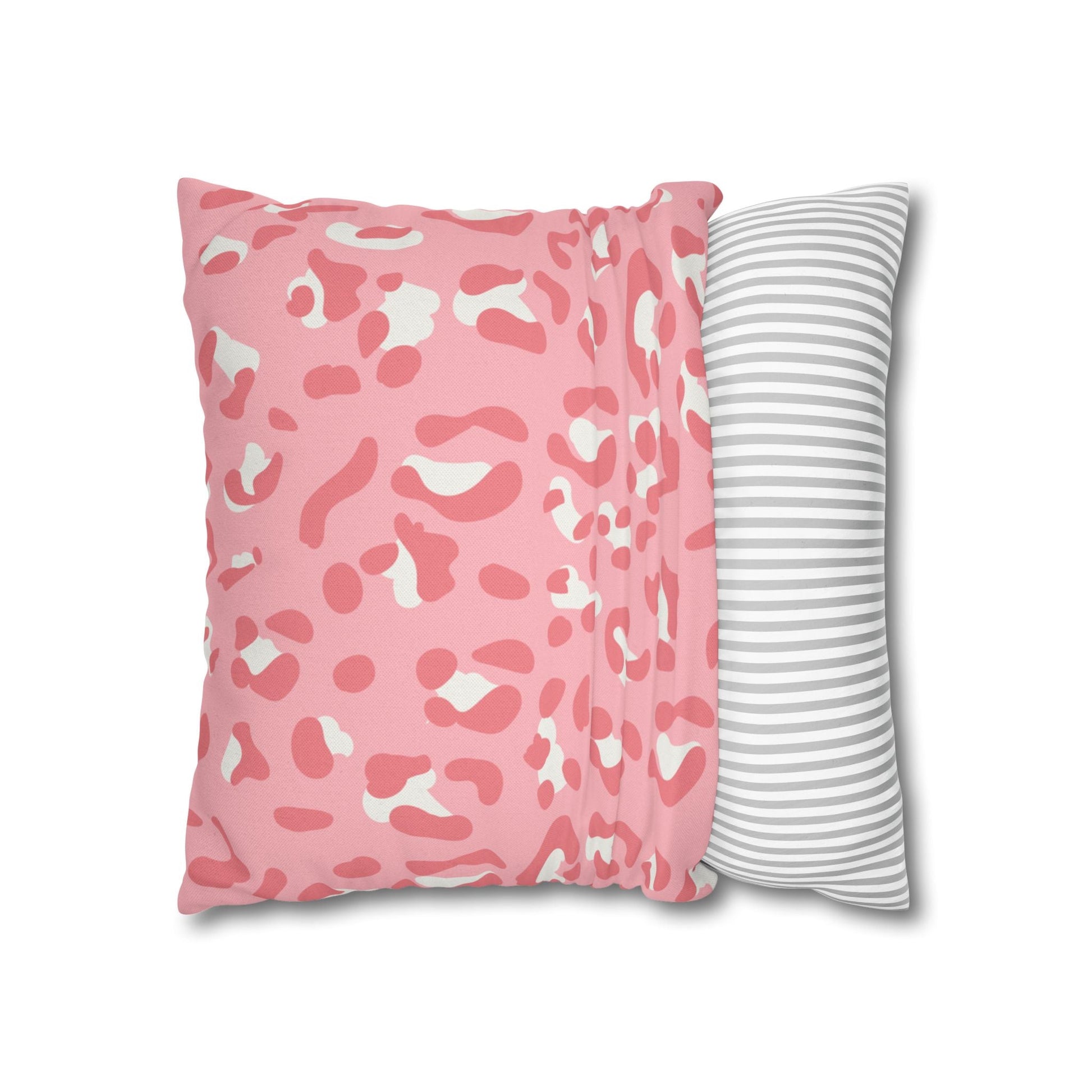 Pink Leopard Print Throw Pillow, Artsulli - Art is Long, Life is Short, Home Decor, , , , , , , 