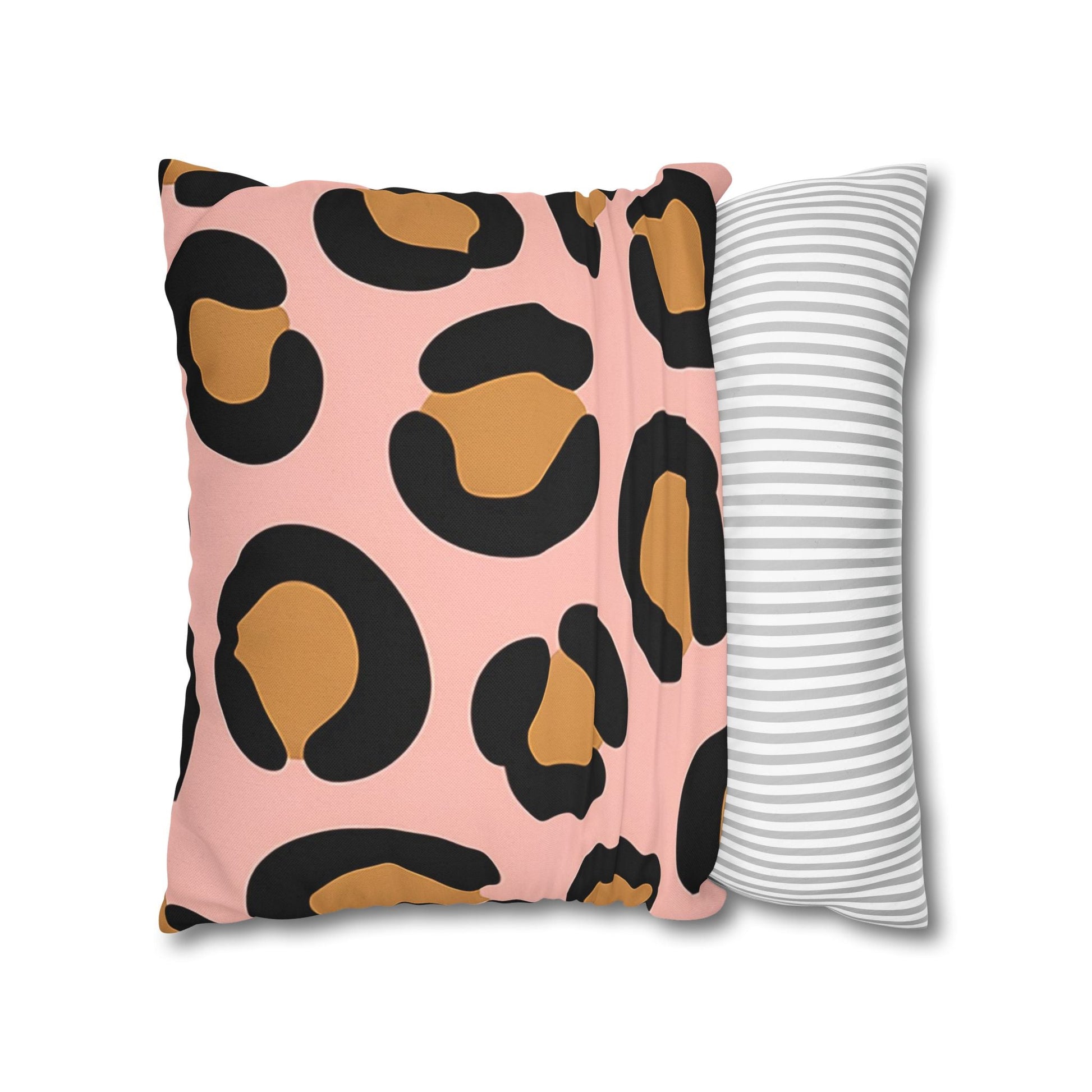 Pink Leopard Print Throw Pillow, Artsulli - Art is Long, Life is Short, Home Decor, , , , , , , 