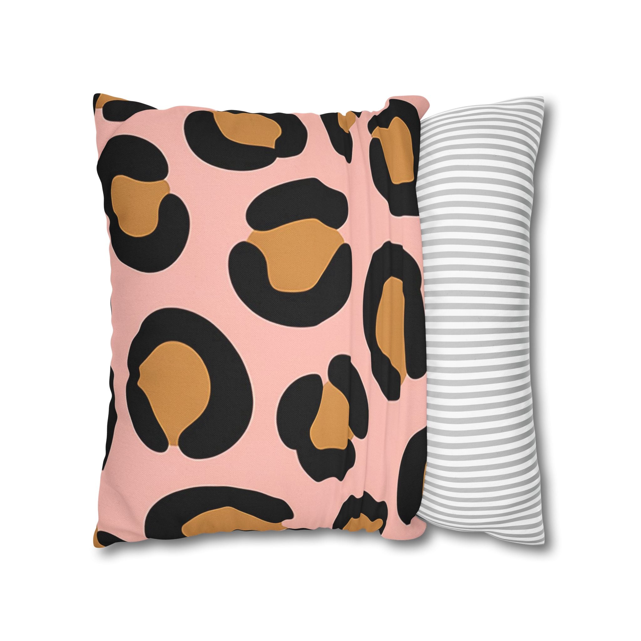 Pink Leopard Print Throw Pillow, Artsulli - Art is Long, Life is Short, Home Decor, , , , , , , 