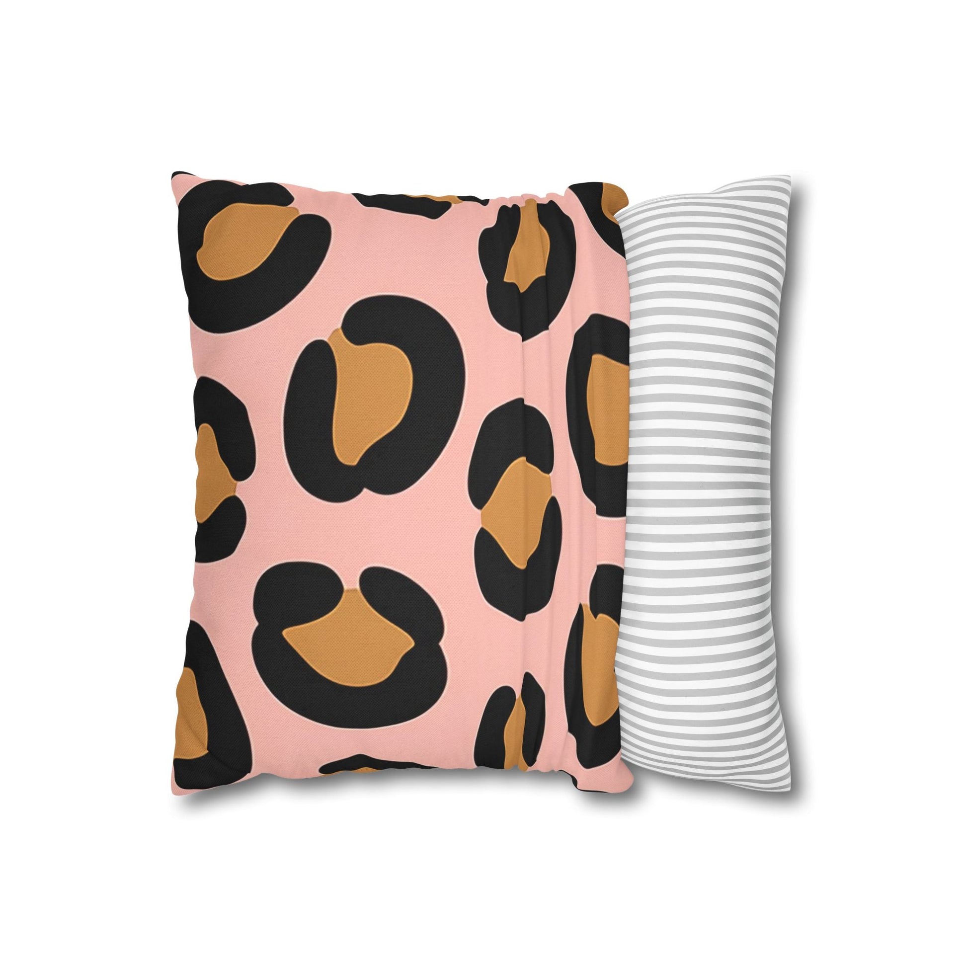 Pink Leopard Print Throw Pillow, Artsulli - Art is Long, Life is Short, Home Decor, , , , , , , 
