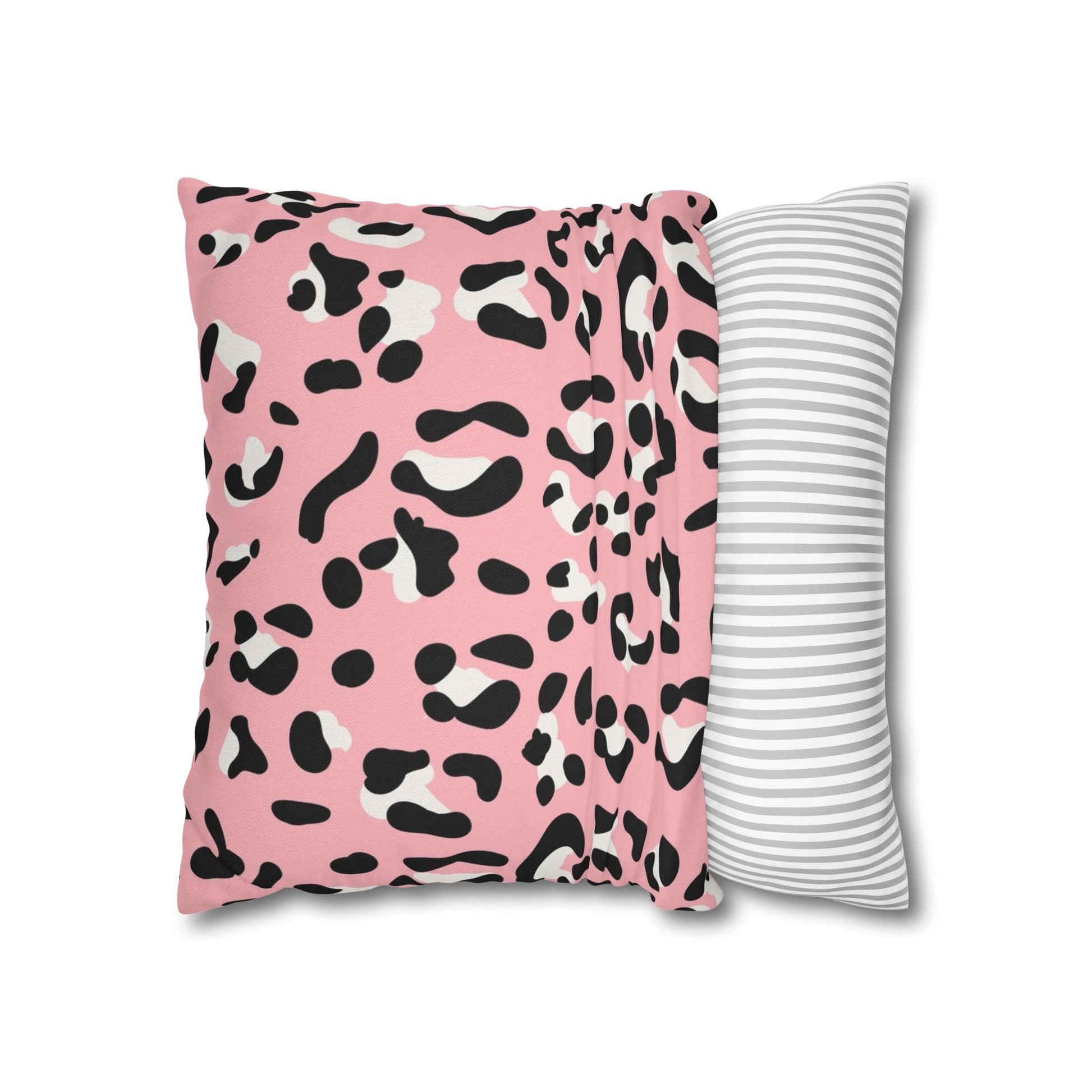 Pink Leopard Print Throw Pillow, Artsulli - Art is Long, Life is Short, Home Decor, , , , , , , 