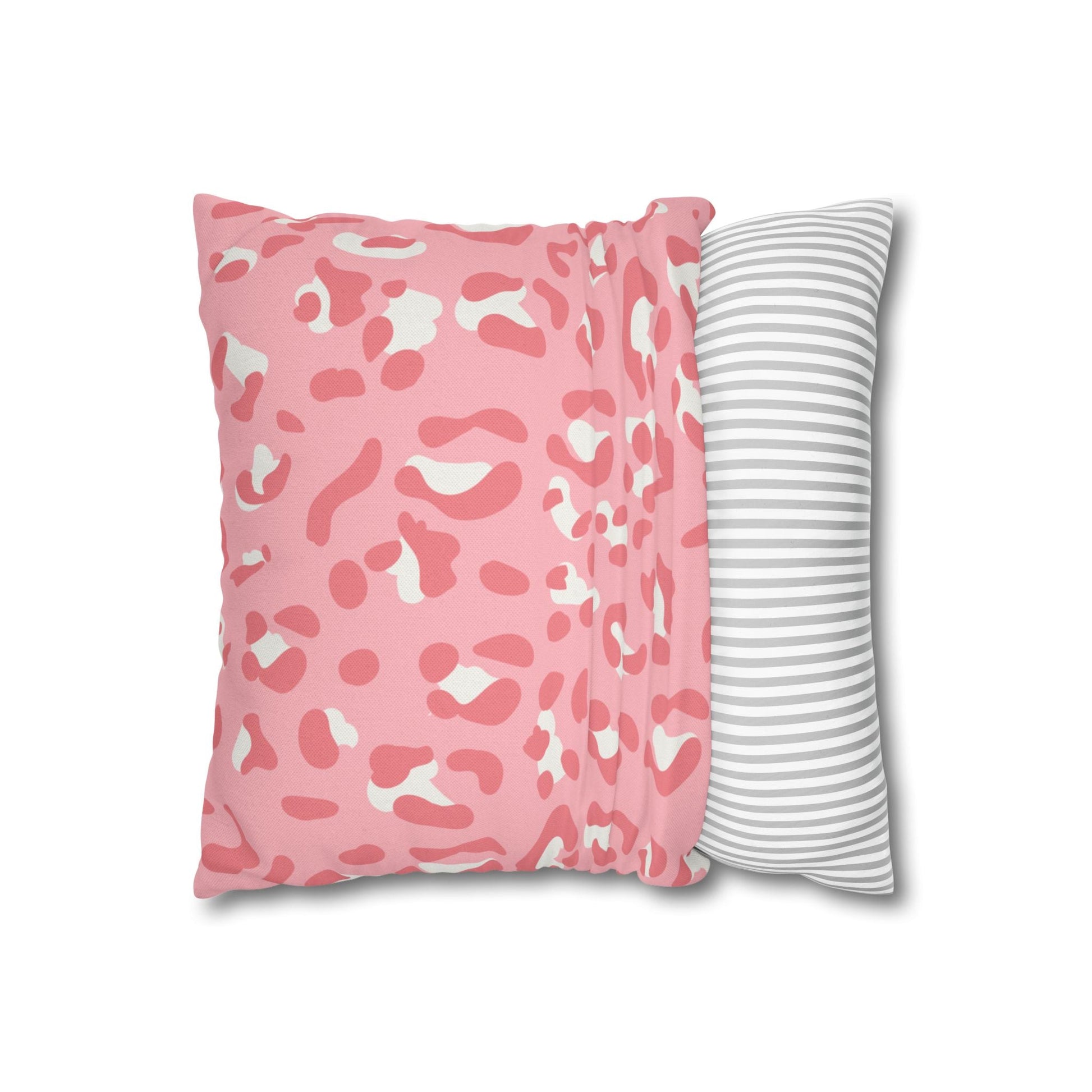 Pink Leopard Print Throw Pillow, Artsulli - Art is Long, Life is Short, Home Decor, , , , , , , 