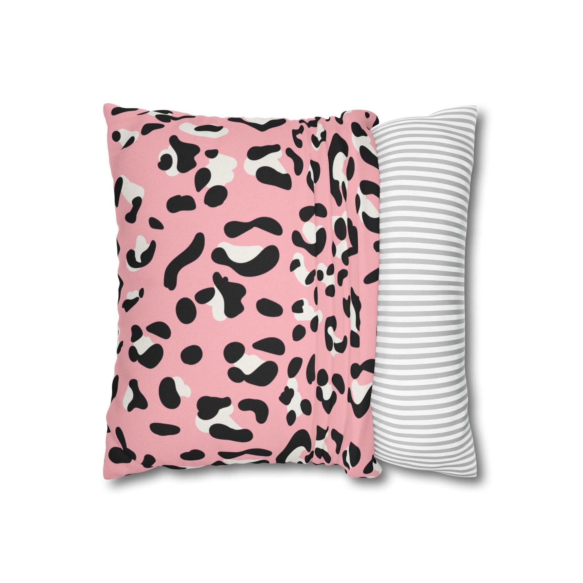 Pink Leopard Print Throw Pillow, Artsulli - Art is Long, Life is Short, Home Decor, , , , , , , 