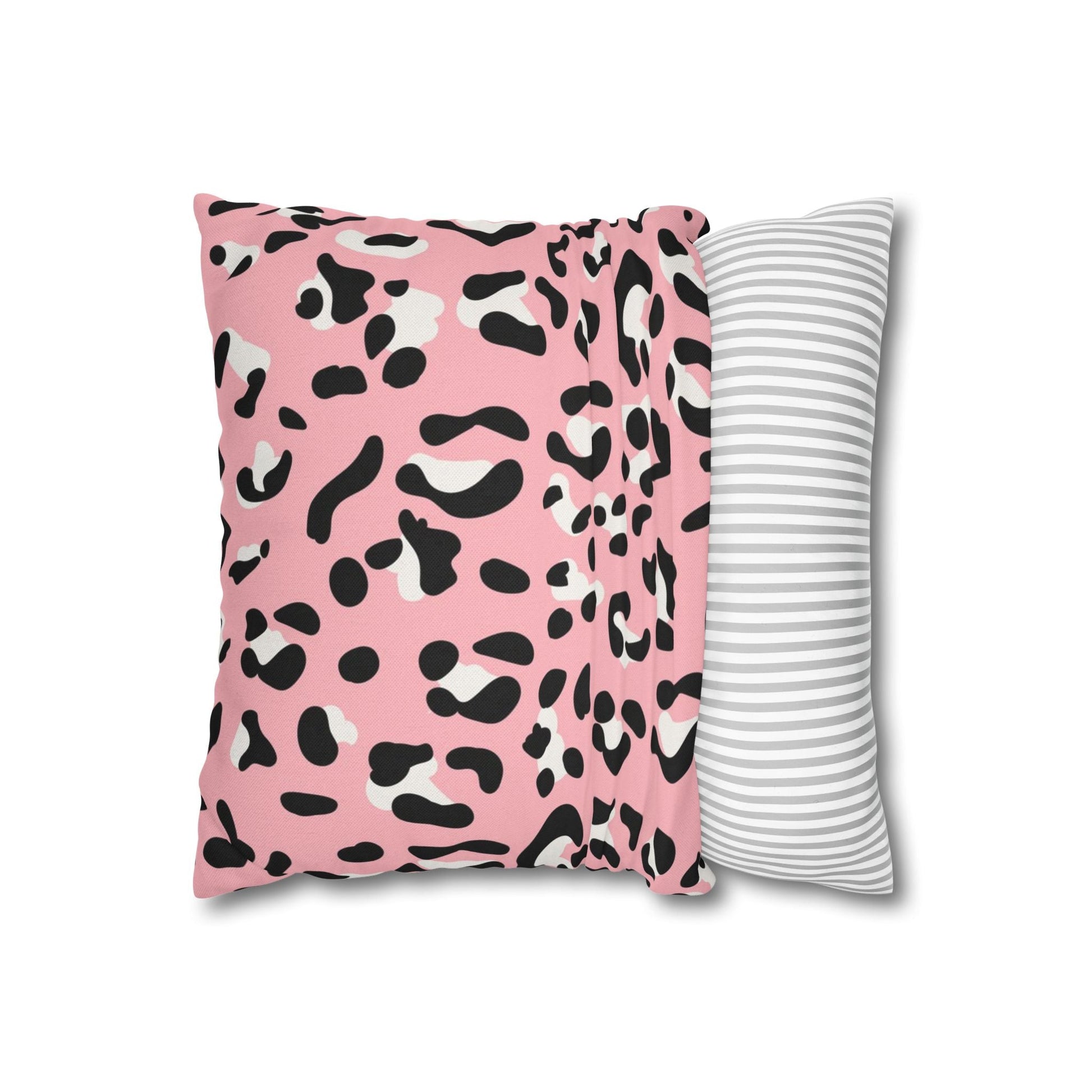 Pink Leopard Print Throw Pillow, Artsulli - Art is Long, Life is Short, Home Decor, , , , , , , 