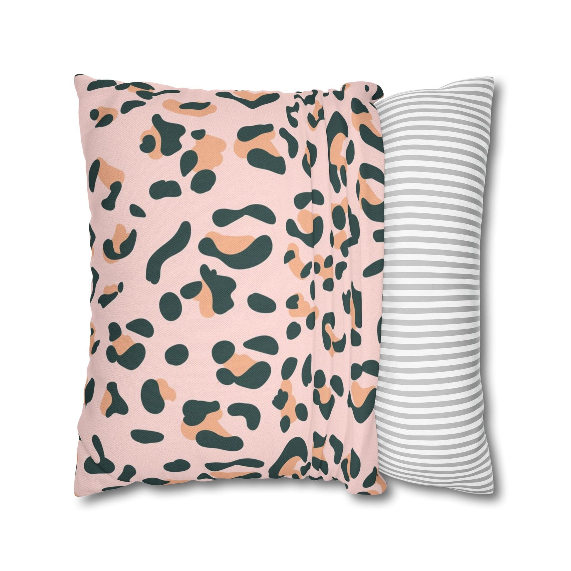 Pink Leopard Print Throw Pillow, Artsulli - Art is Long, Life is Short, Home Decor, , , , , , , 