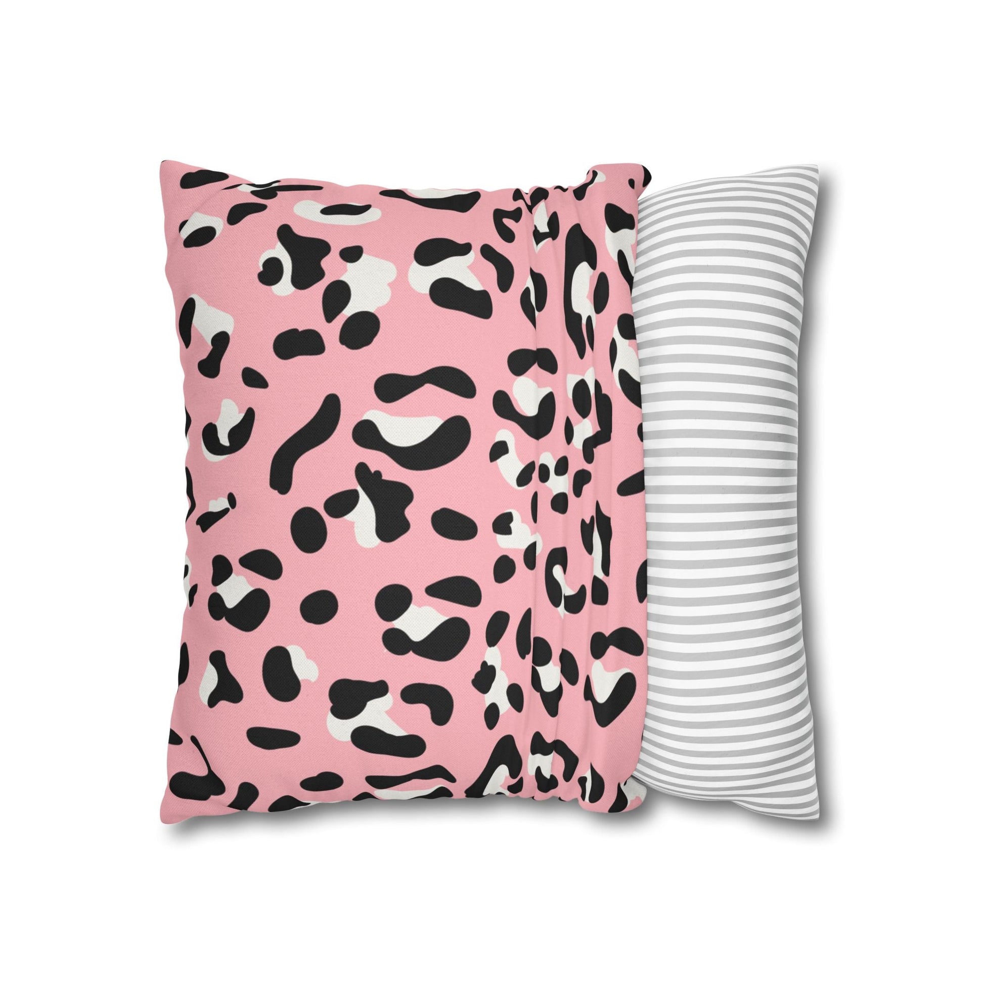 Pink Leopard Print Throw Pillow, Artsulli - Art is Long, Life is Short, Home Decor, , , , , , , 