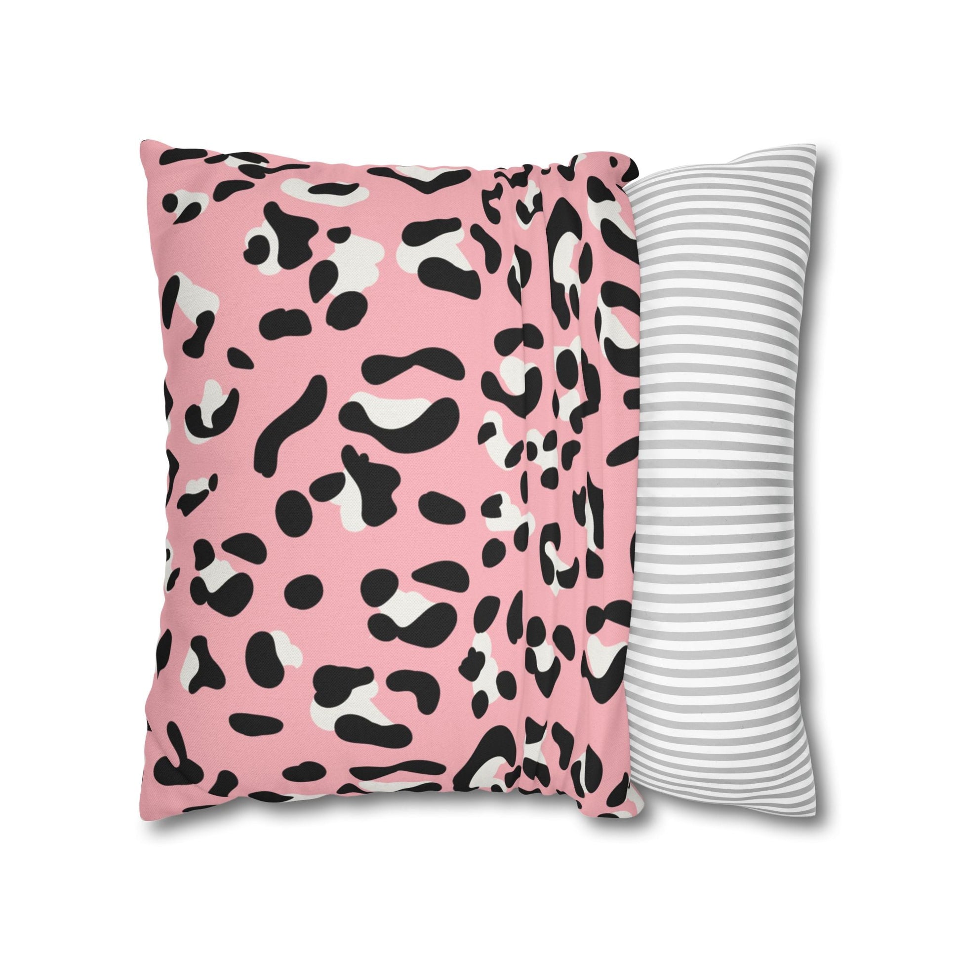 Pink Leopard Print Throw Pillow, Artsulli - Art is Long, Life is Short, Home Decor, , , , , , , 