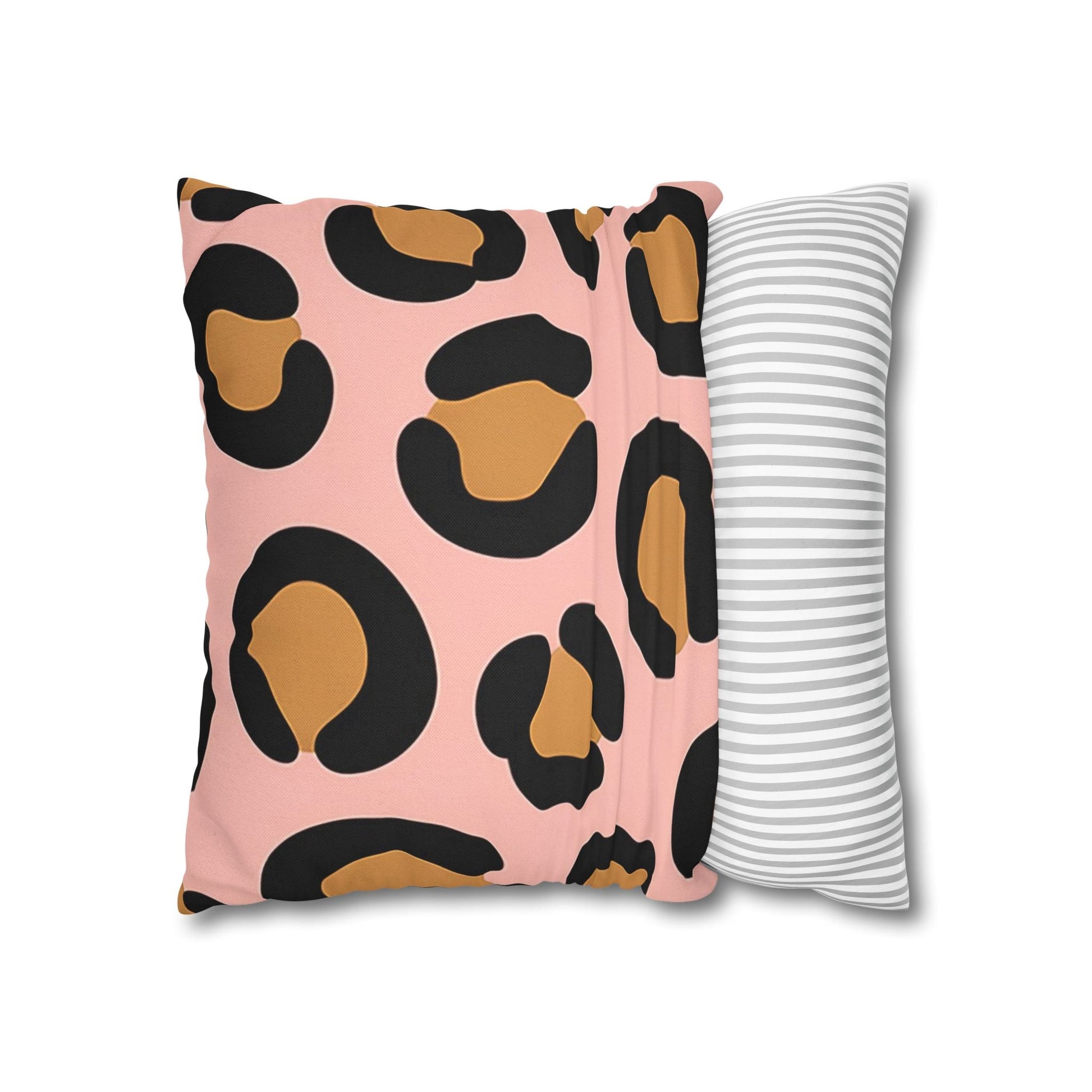 Pink Leopard Print Throw Pillow, Artsulli - Art is Long, Life is Short, Home Decor, , , , , , , 
