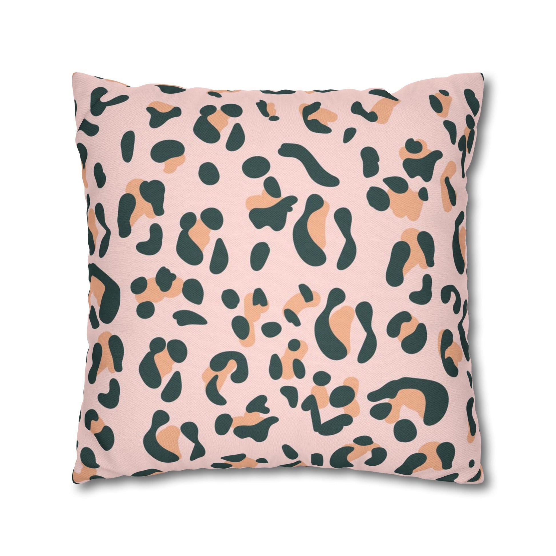 Pink Leopard Print Throw Pillow, Artsulli - Art is Long, Life is Short, Home Decor, , , , , , , 