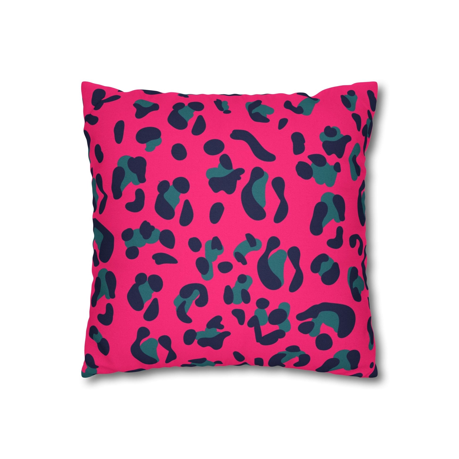 Pink Leopard Print Throw Pillow, Artsulli - Art is Long, Life is Short, Home Decor, , , , , , , 