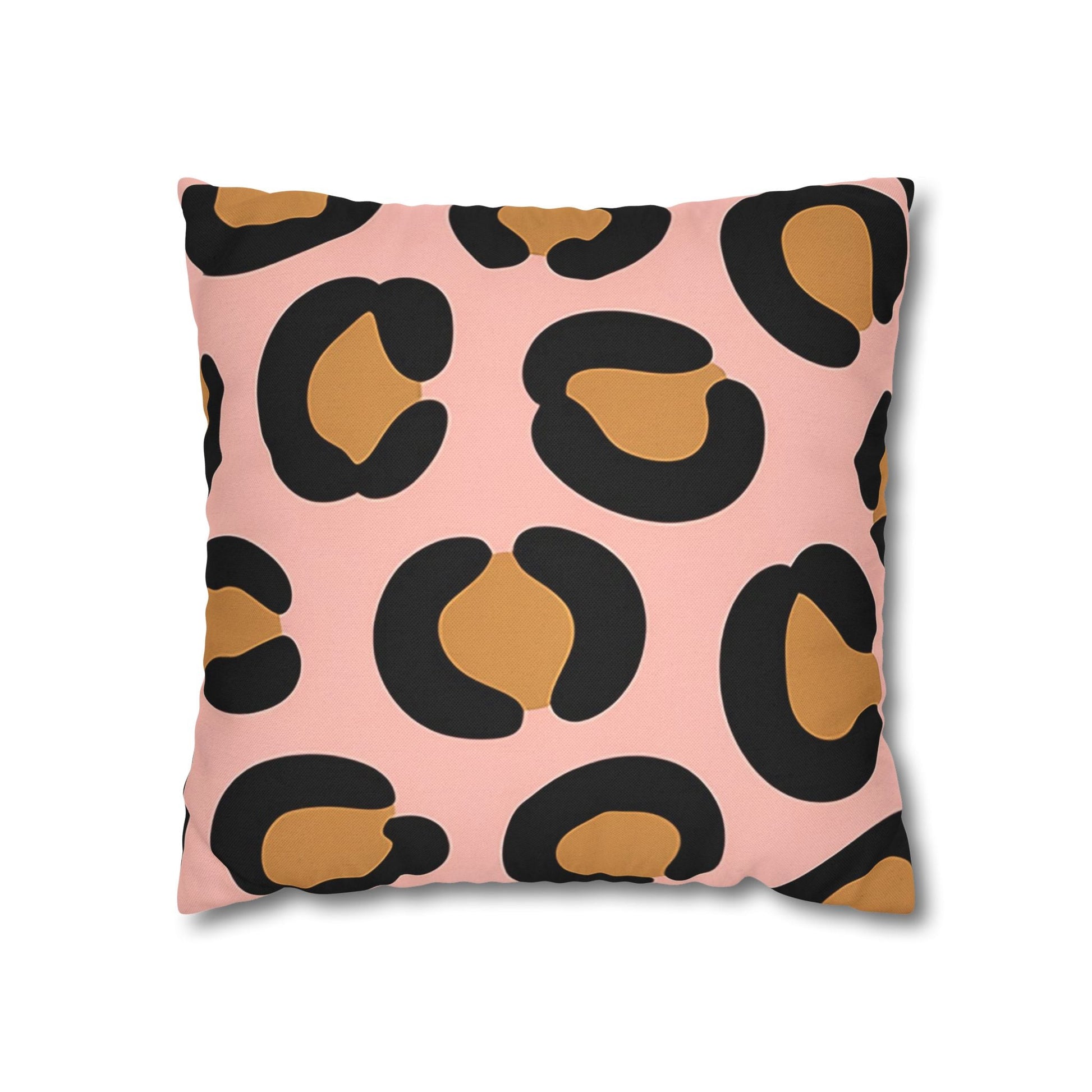 Pink Leopard Print Throw Pillow, Artsulli - Art is Long, Life is Short, Home Decor, Size, 16" × 16", , , , , 13162310030241142007
