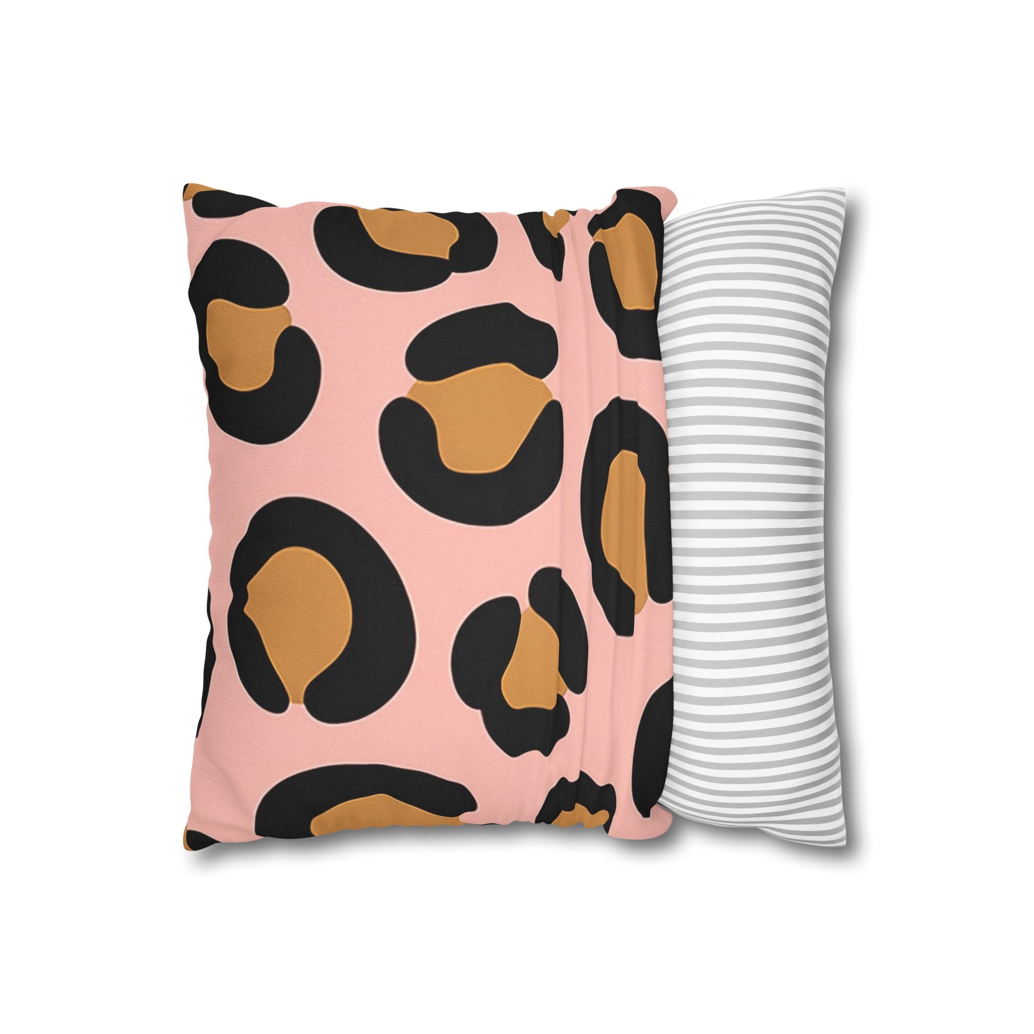 Pink Leopard Print Throw Pillow, Artsulli - Art is Long, Life is Short, Home Decor, , , , , , , 