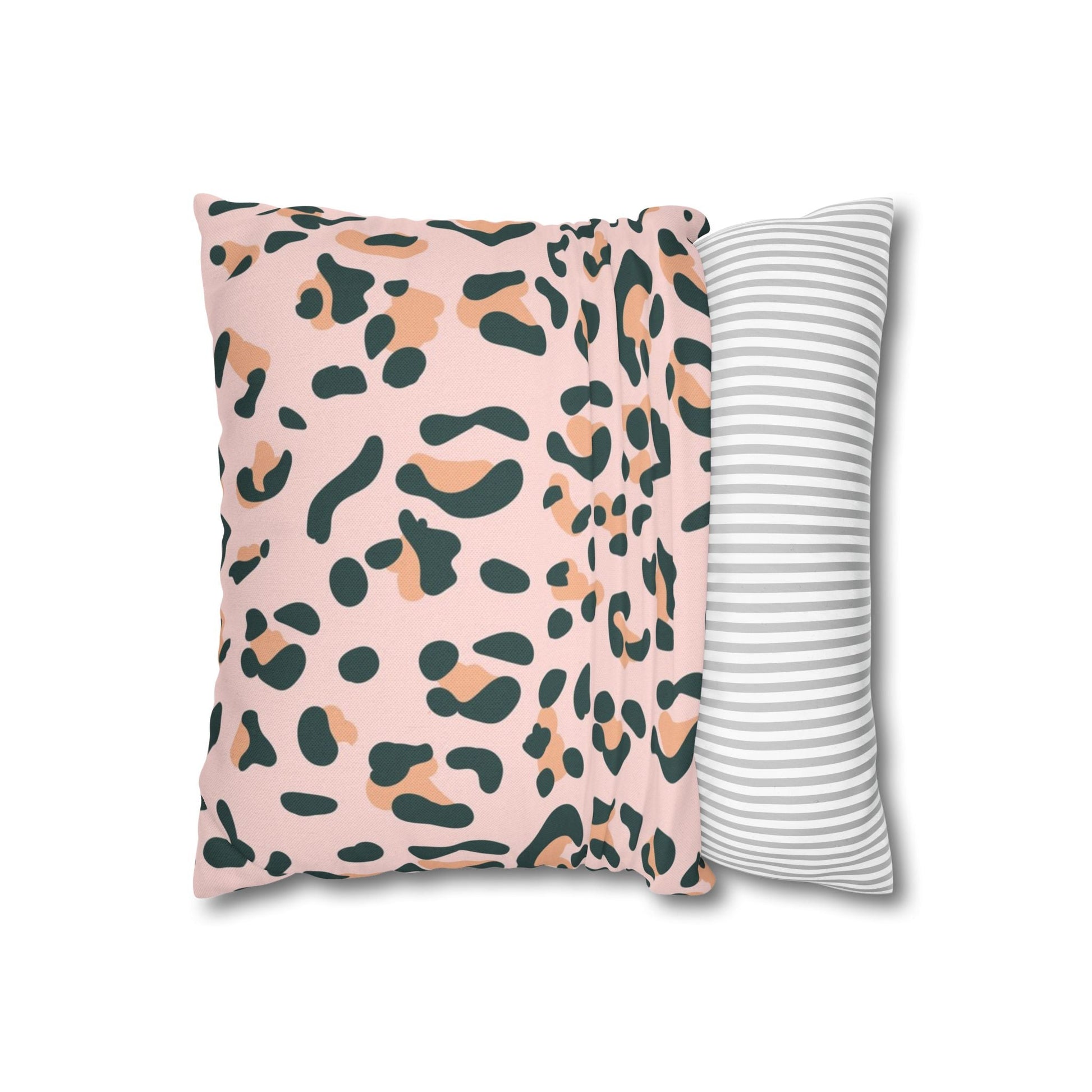 Pink Leopard Print Throw Pillow, Artsulli - Art is Long, Life is Short, Home Decor, , , , , , , 