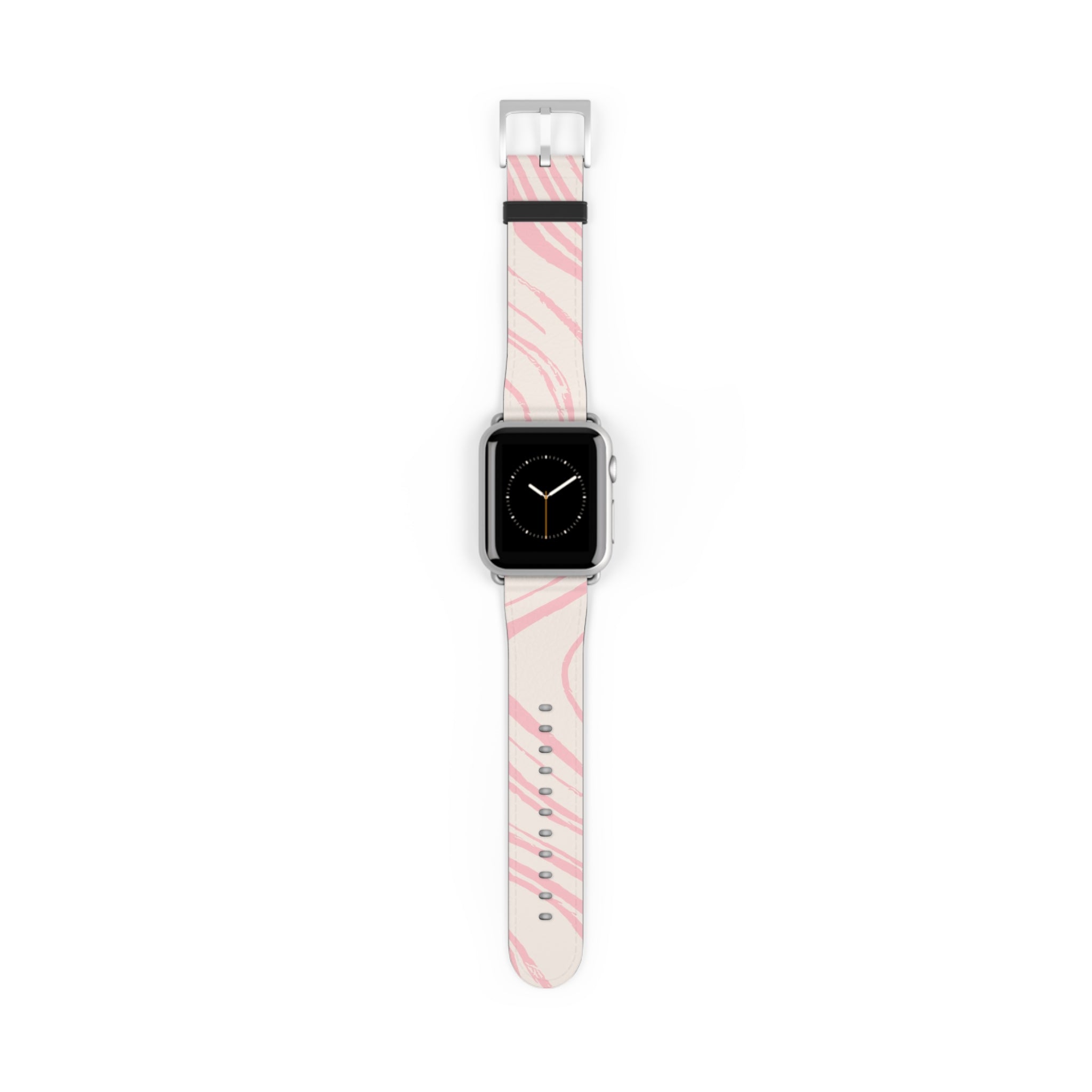 Pink Marble Apple Watch Band, Artsulli - Art is Long, Life is Short, Accessories, Size, 38 - 41 mm, Color, Silver Matte, , , 77681791126134480919