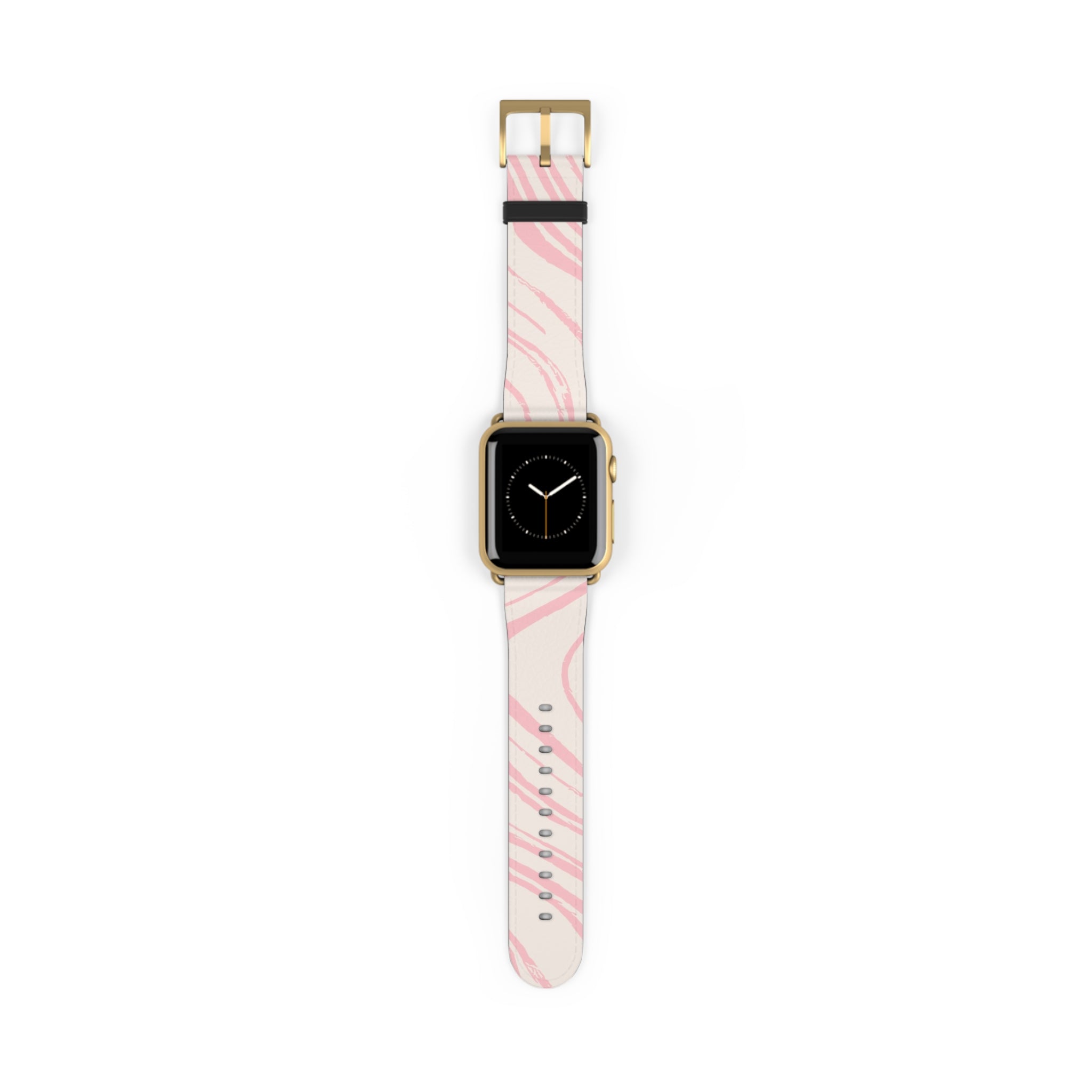 Pink Marble Apple Watch Band, Artsulli - Art is Long, Life is Short, Accessories, Size, 38 - 41 mm, Color, Gold Matte, , , 28792382121105180846
