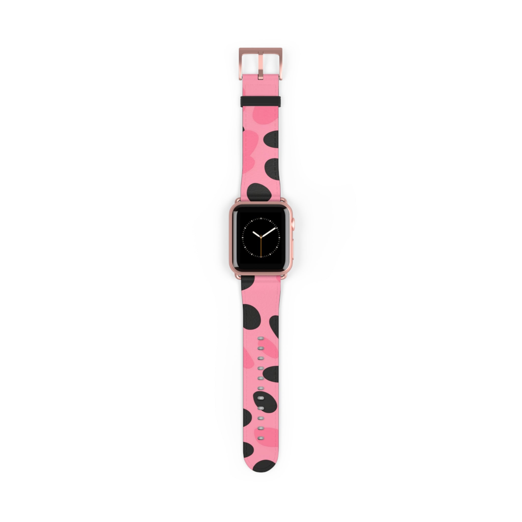 Pink Polka Dot Apple Watch Band, Artsulli - Art is Long, Life is Short, Accessories, Size, 38 - 41 mm, Color, Rose Gold Matte, , , 31909137797543534958