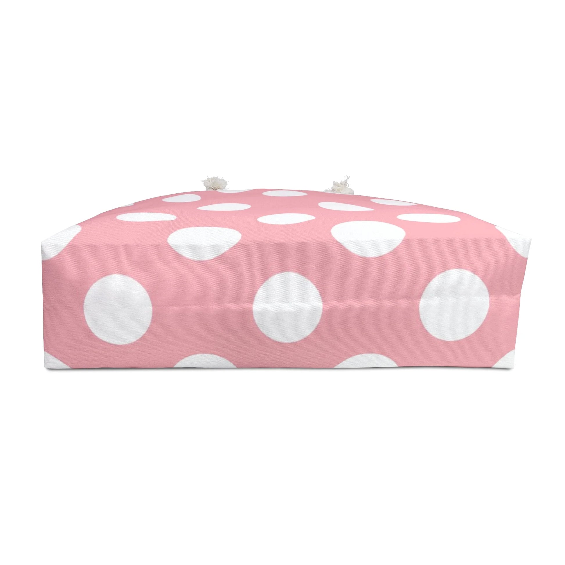 Pink Polka Dot Canvas Weekender Tote, Artsulli - Art is Long, Life is Short, Bags, , , , , , , 