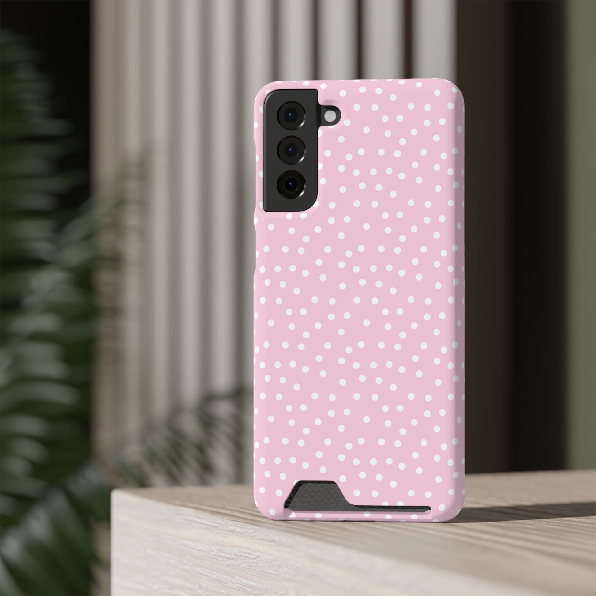 JAKKOUTTHEBXX Pink Polka Dot Cardholder Case 2025