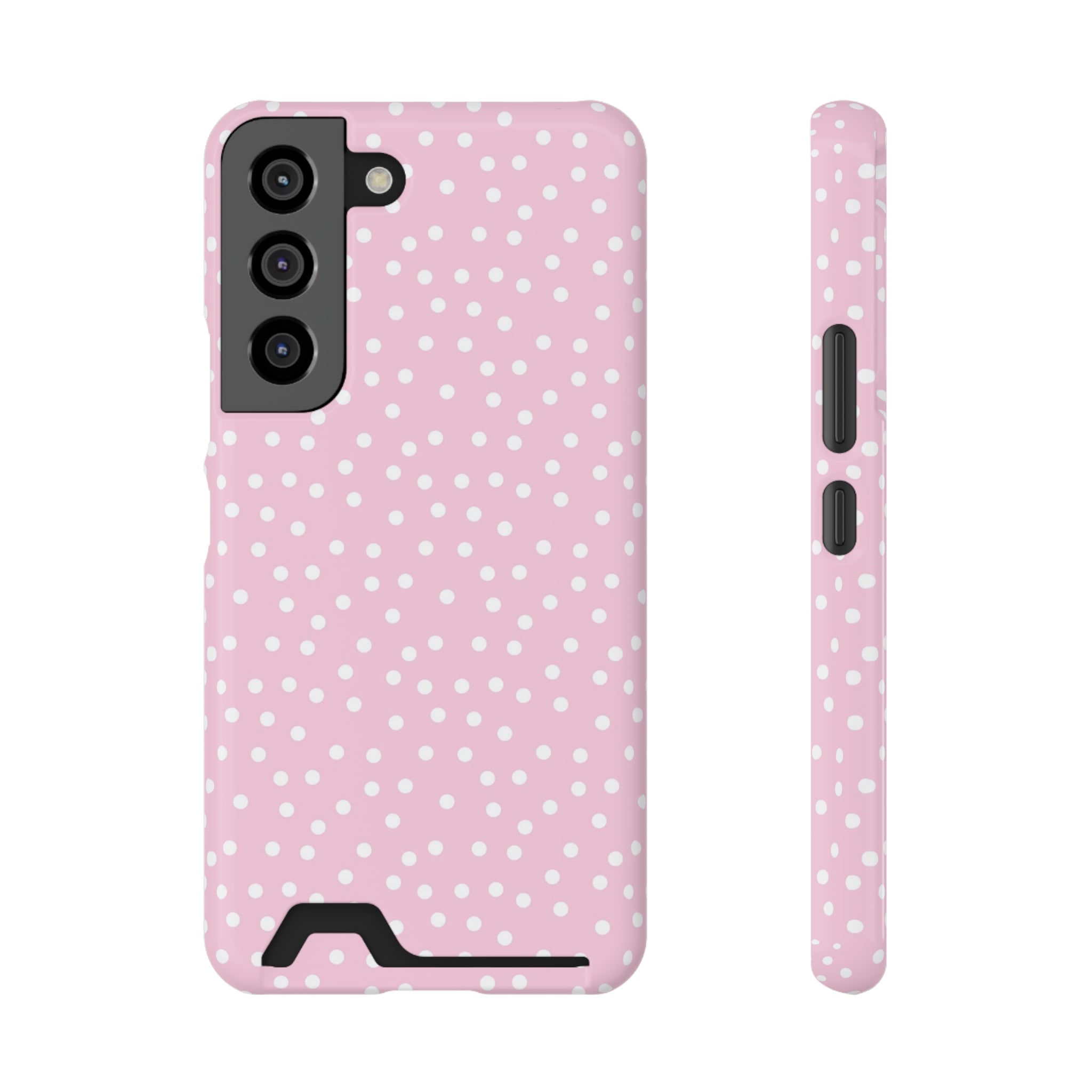 JAKKOUTTHEBXX Pink Polka Dot Cardholder Case 2025
