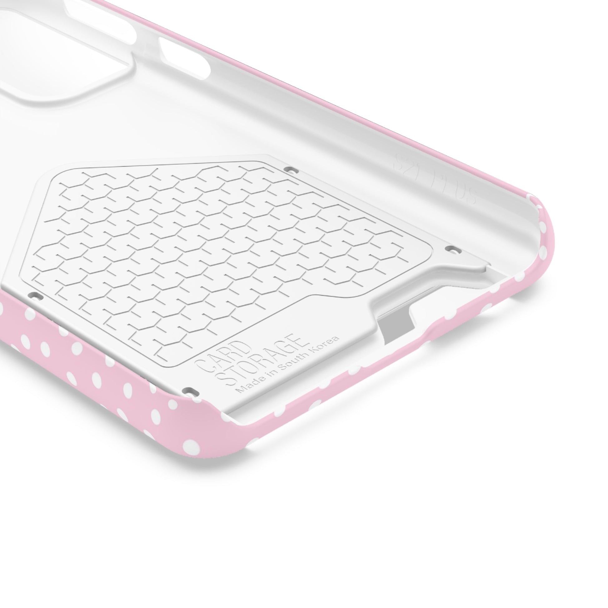 JAKKOUTTHEBXX Pink Polka Dot Cardholder Case 2025