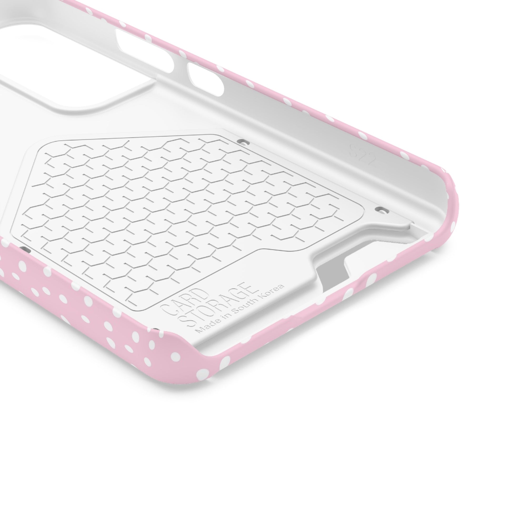 JAKKOUTTHEBXX Pink Polka Dot Cardholder Case 2025