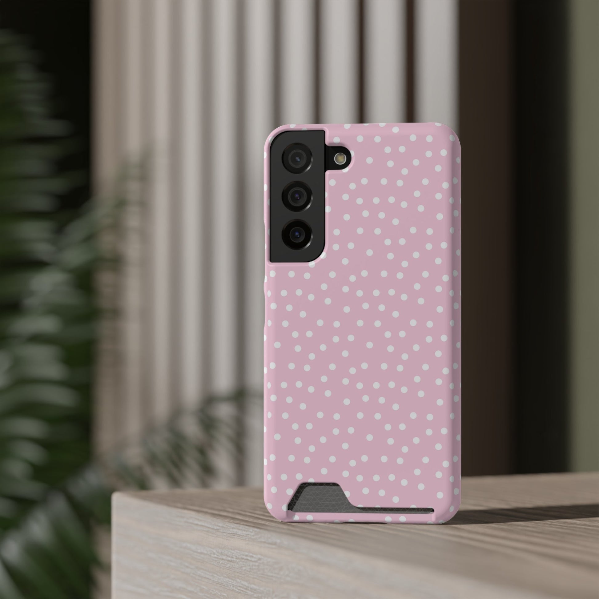 JAKKOUTTHEBXX Pink Polka Dot Cardholder Case 2025