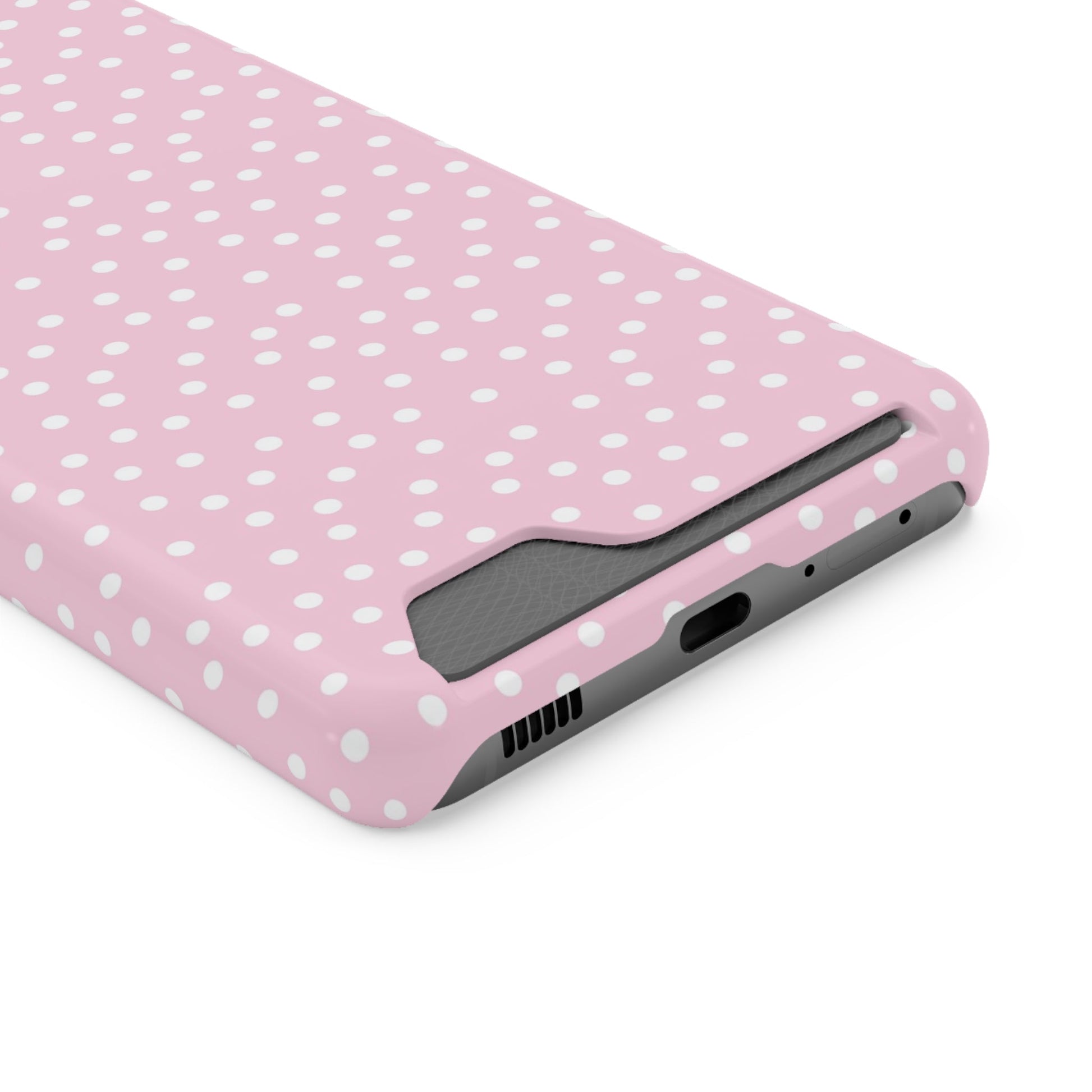 JAKKOUTTHEBXX Pink Polka Dot Cardholder Case 2025
