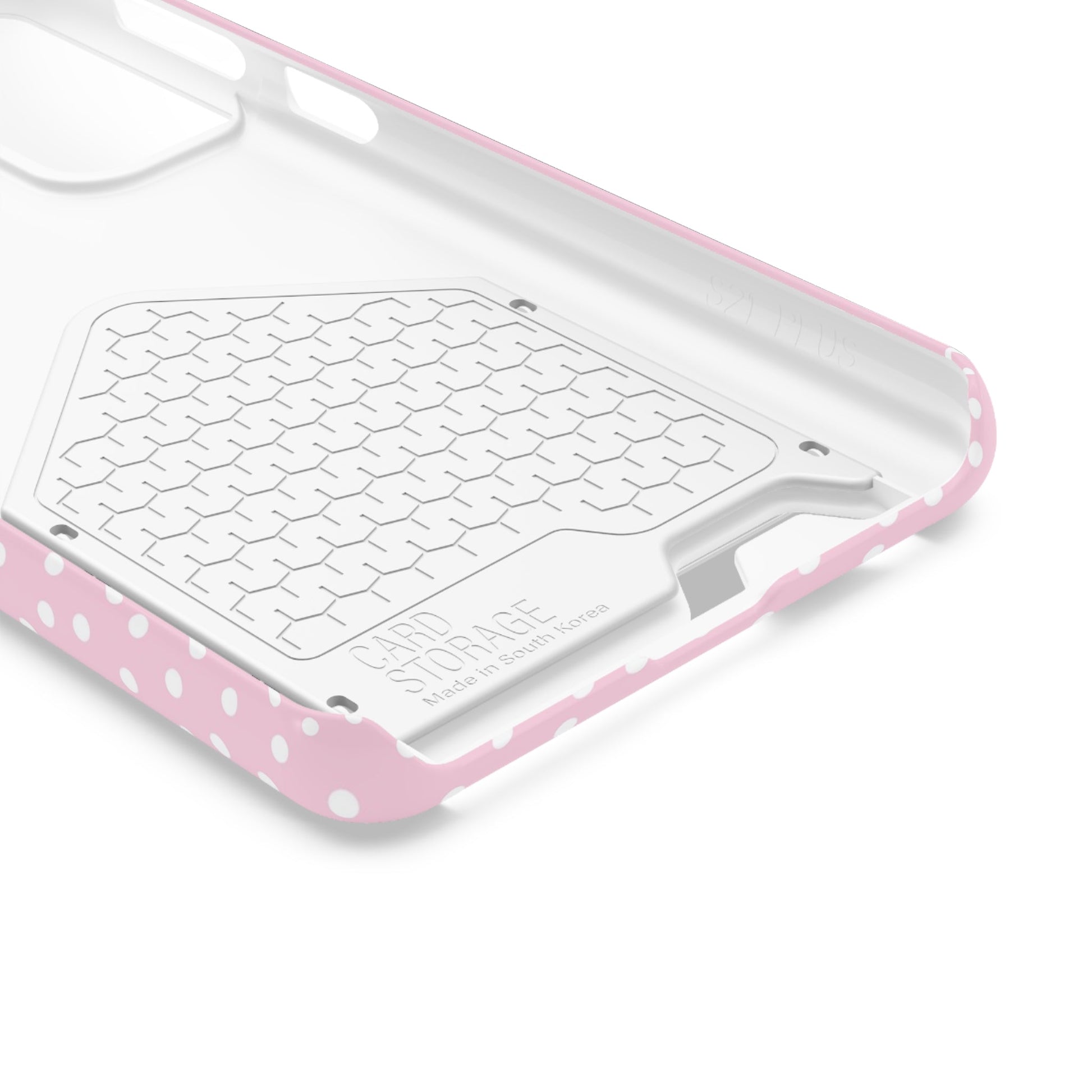 JAKKOUTTHEBXX Pink Polka Dot Cardholder Case 2025