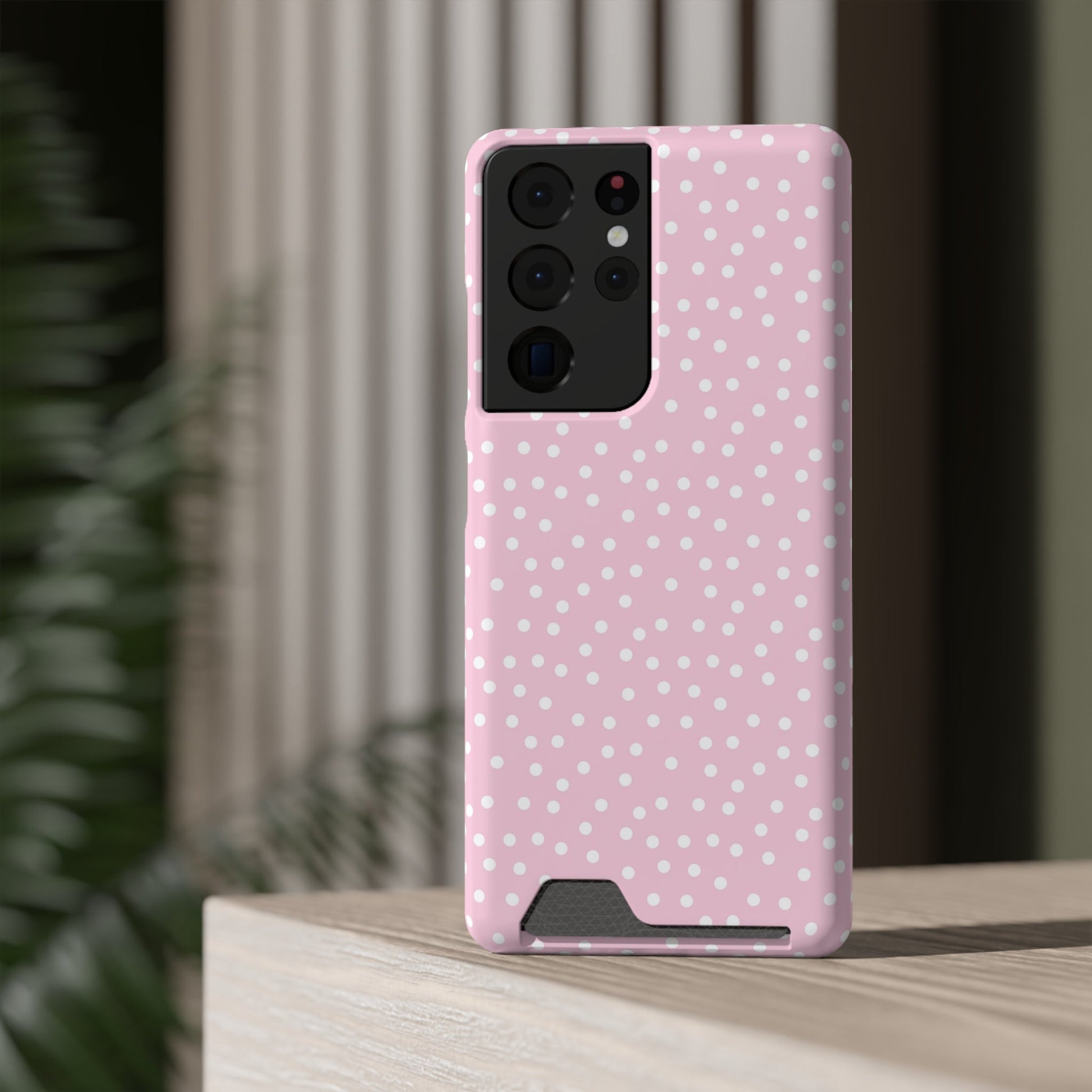 JAKKOUTTHEBXX Pink Polka Dot Cardholder Case 2025