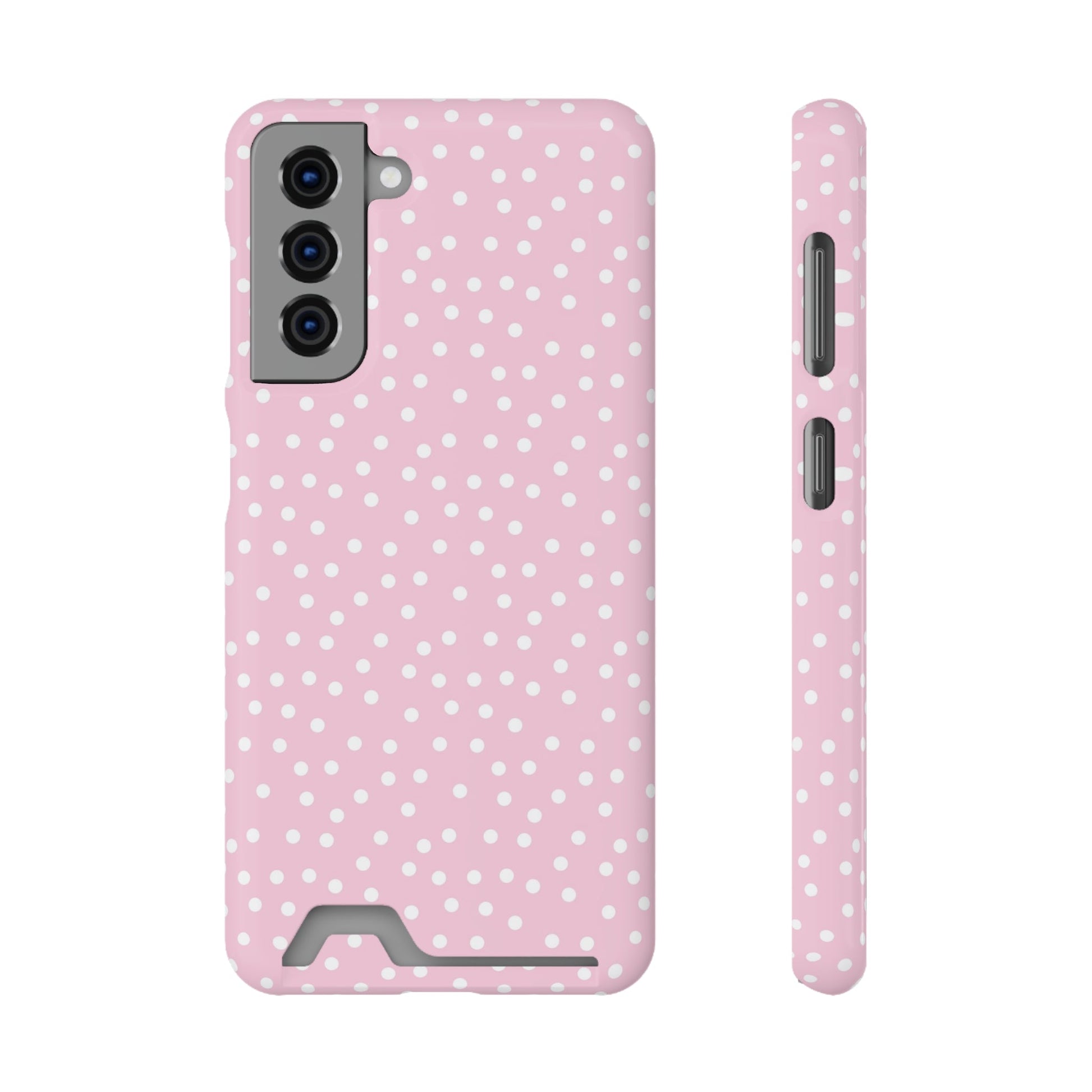 JAKKOUTTHEBXX Pink Polka Dot Cardholder Case 2025