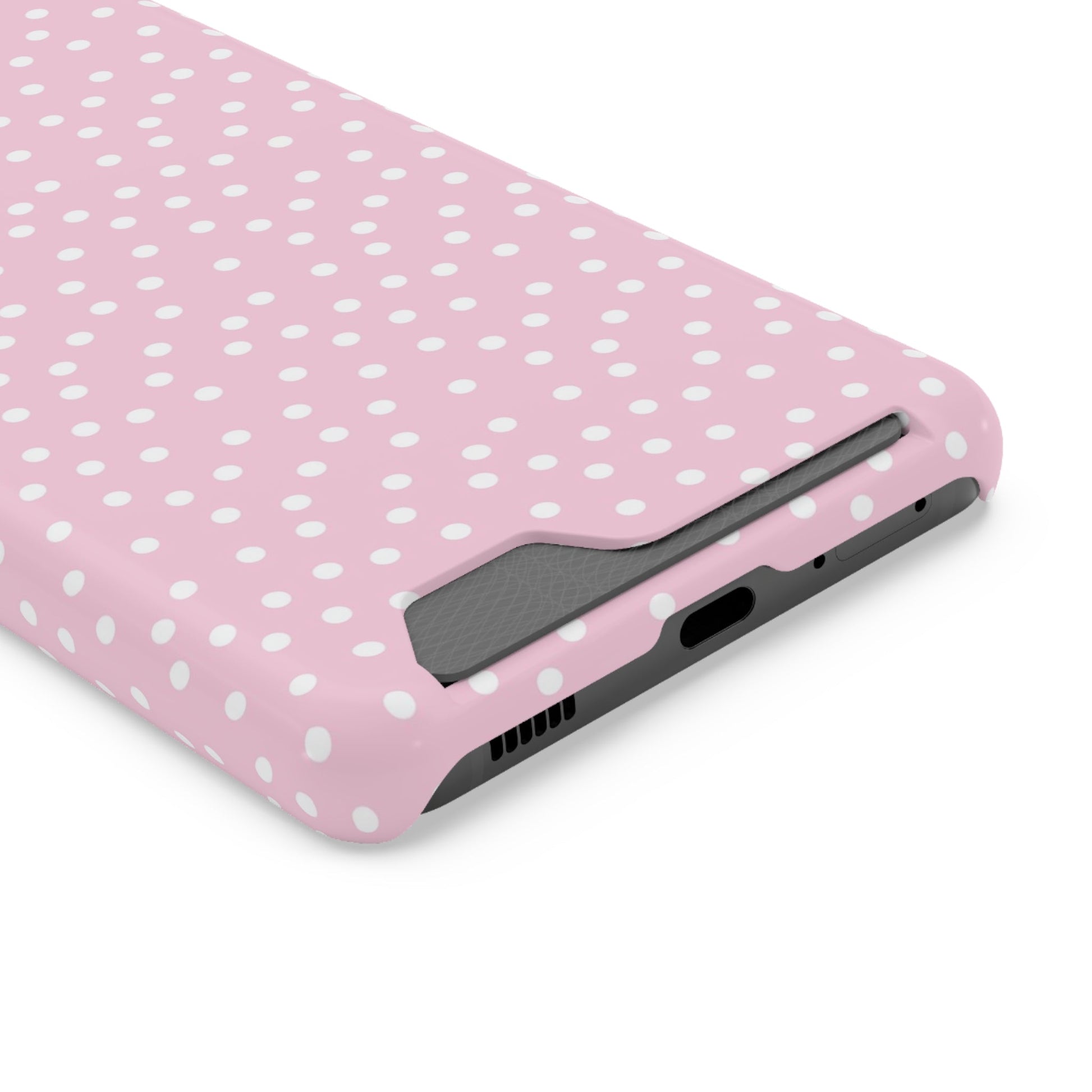 JAKKOUTTHEBXX Pink Polka Dot Cardholder Case 2025