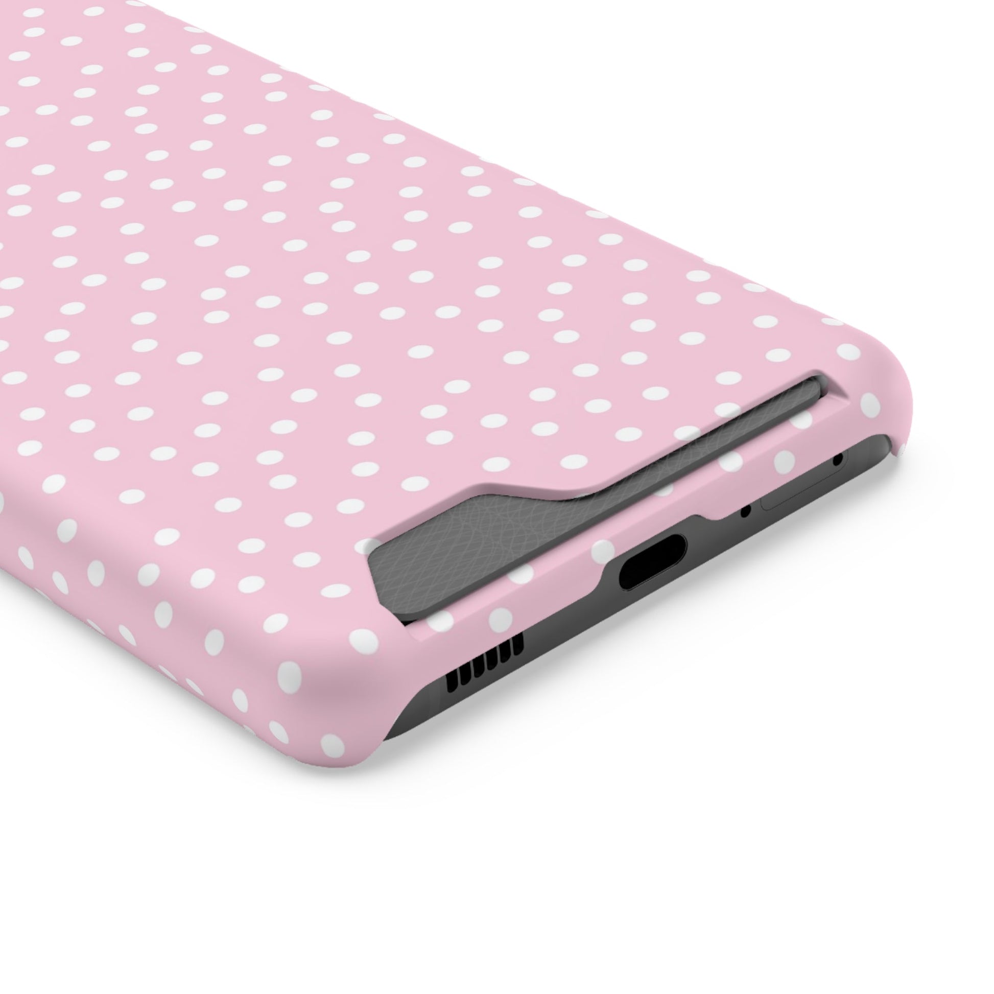 JAKKOUTTHEBXX Pink Polka Dot Cardholder Case 2025