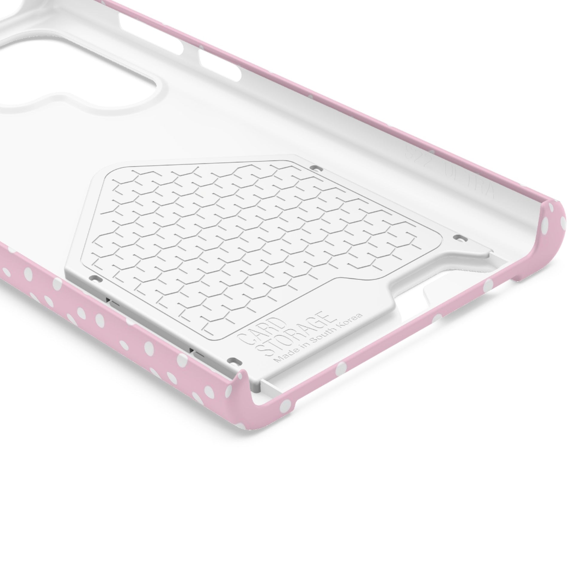 JAKKOUTTHEBXX Pink Polka Dot Cardholder Case 2025
