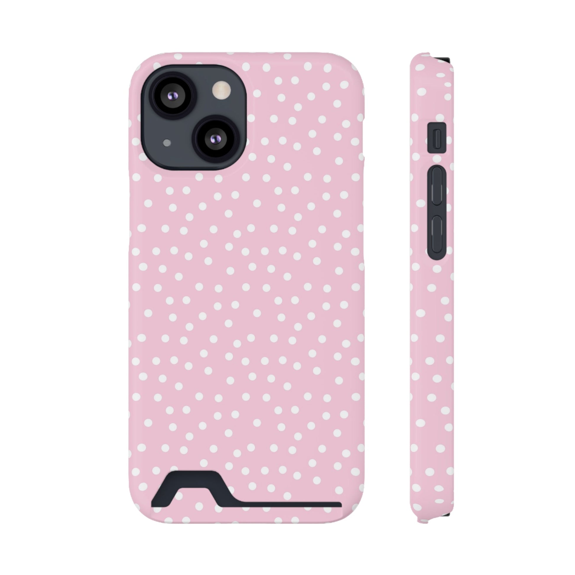 JAKKOUTTHEBXX Pink Polka Dot Cardholder Case 2025