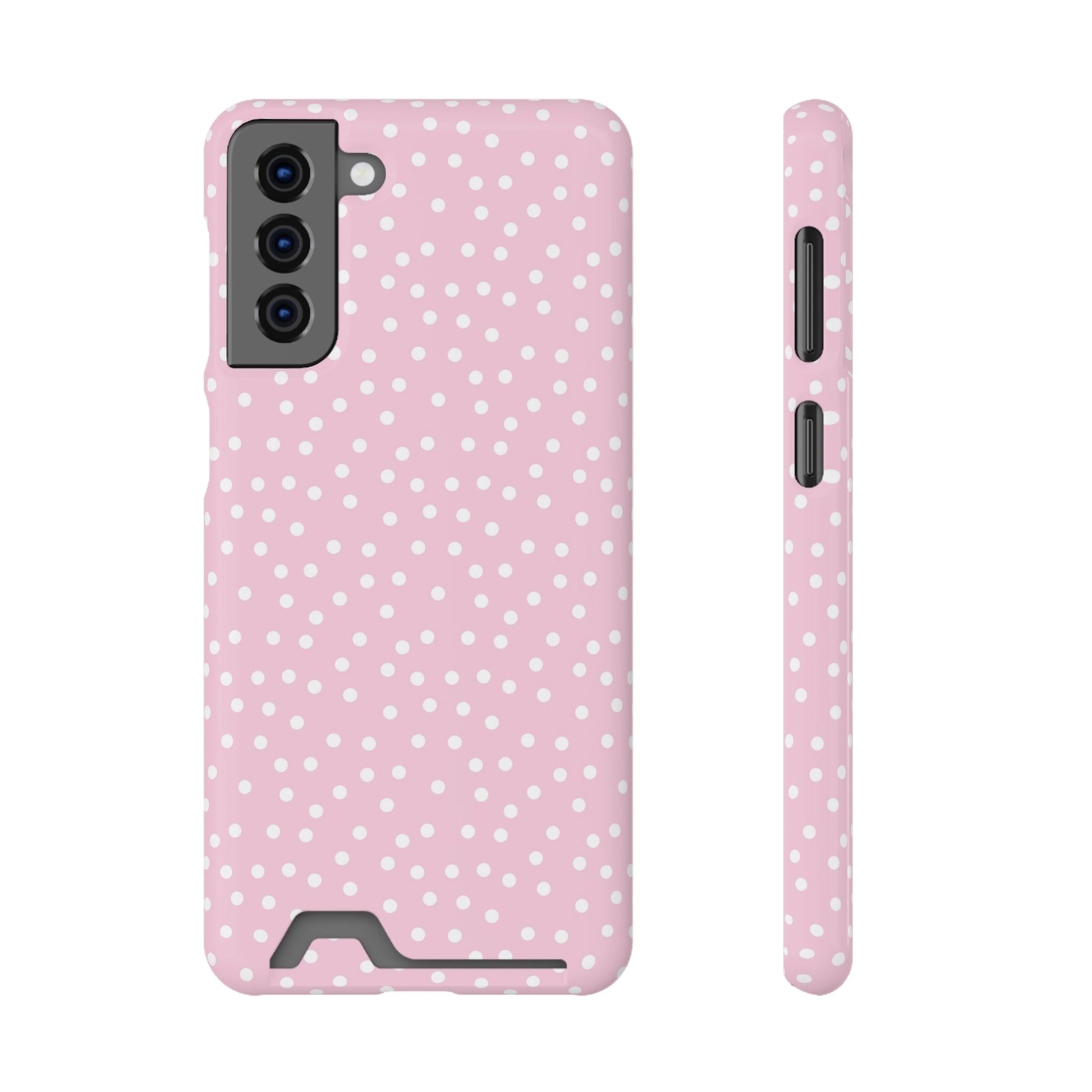 JAKKOUTTHEBXX Pink Polka Dot Cardholder Case 2025