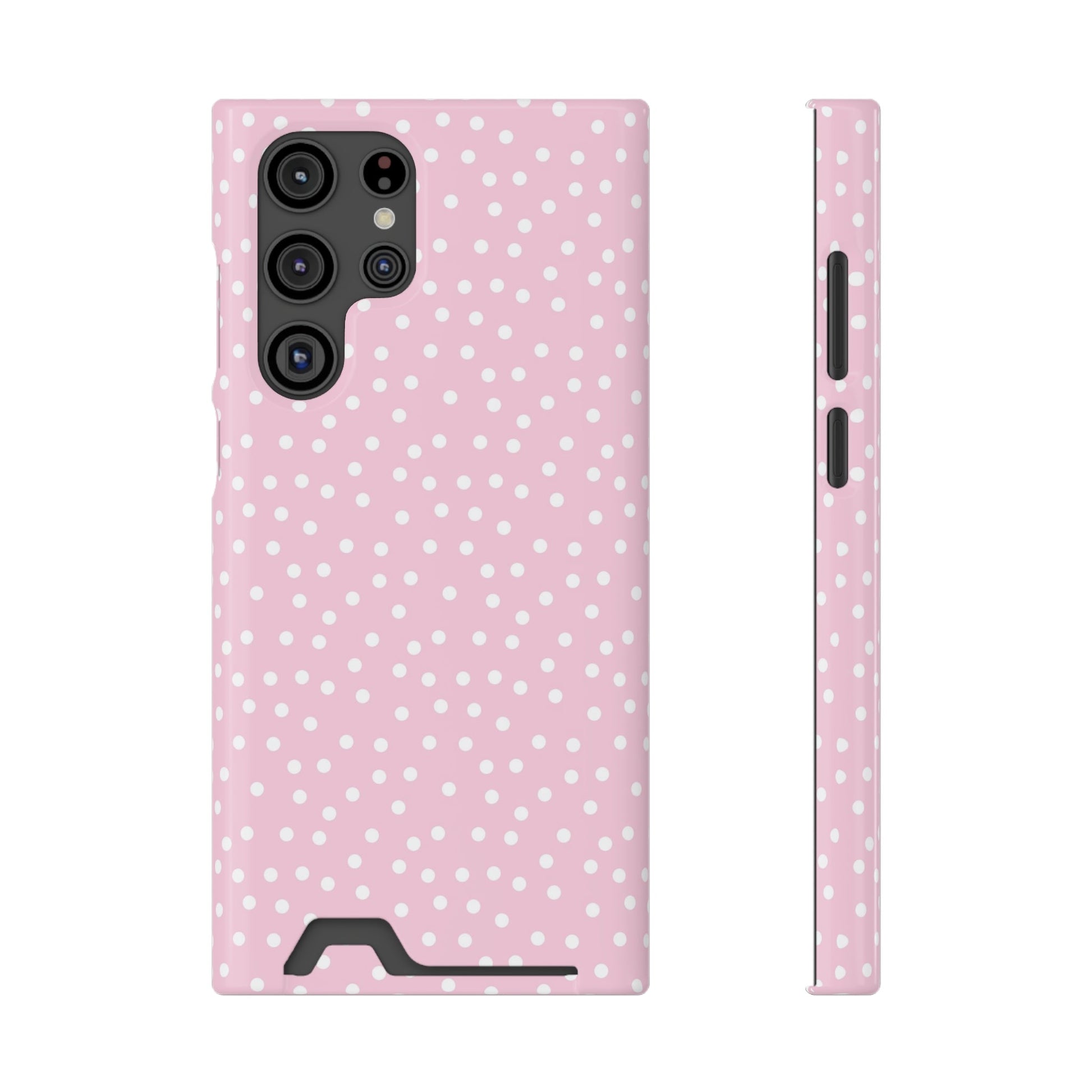 JAKKOUTTHEBXX Pink Polka Dot Cardholder Case 2025
