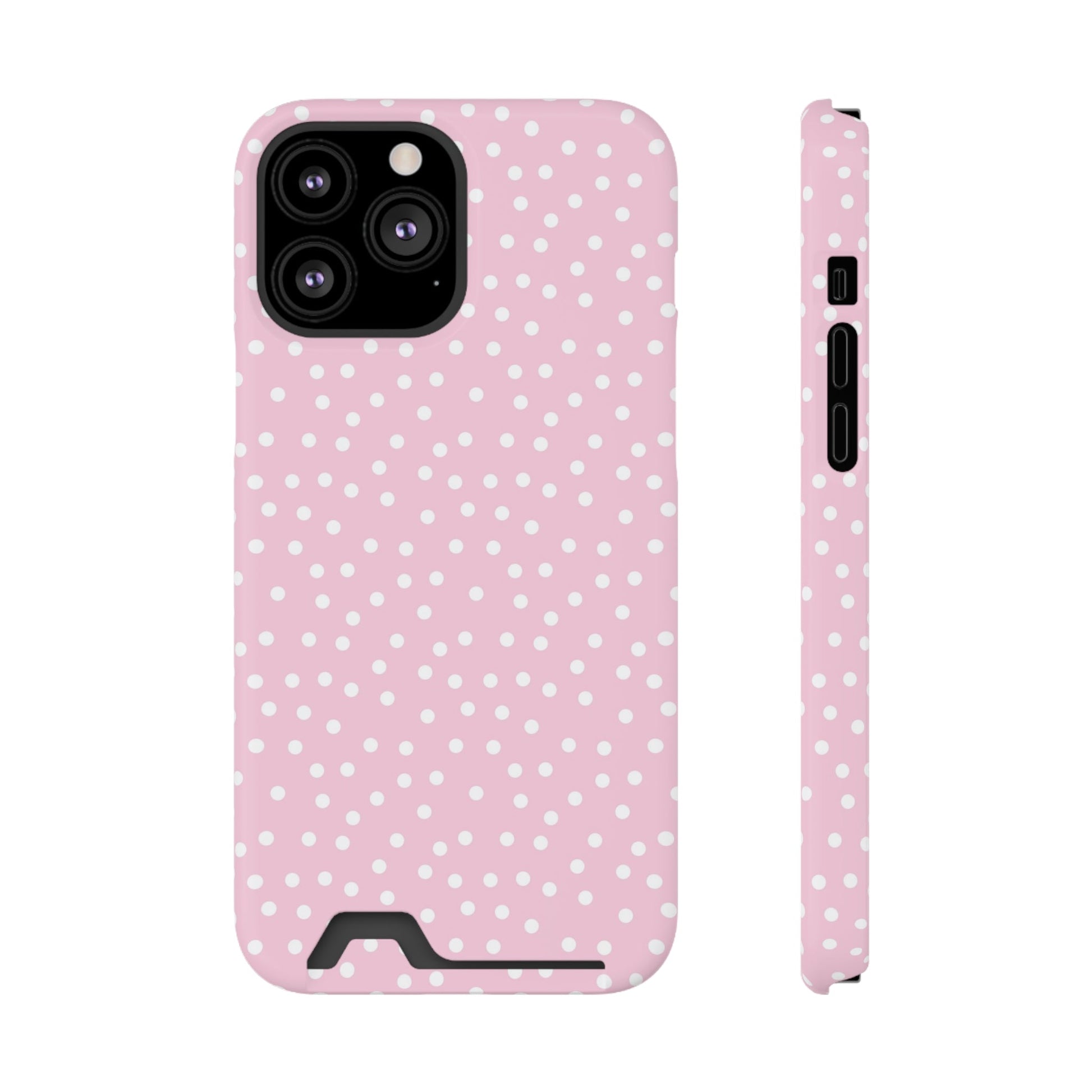 JAKKOUTTHEBXX Pink Polka Dot Cardholder Case 2025