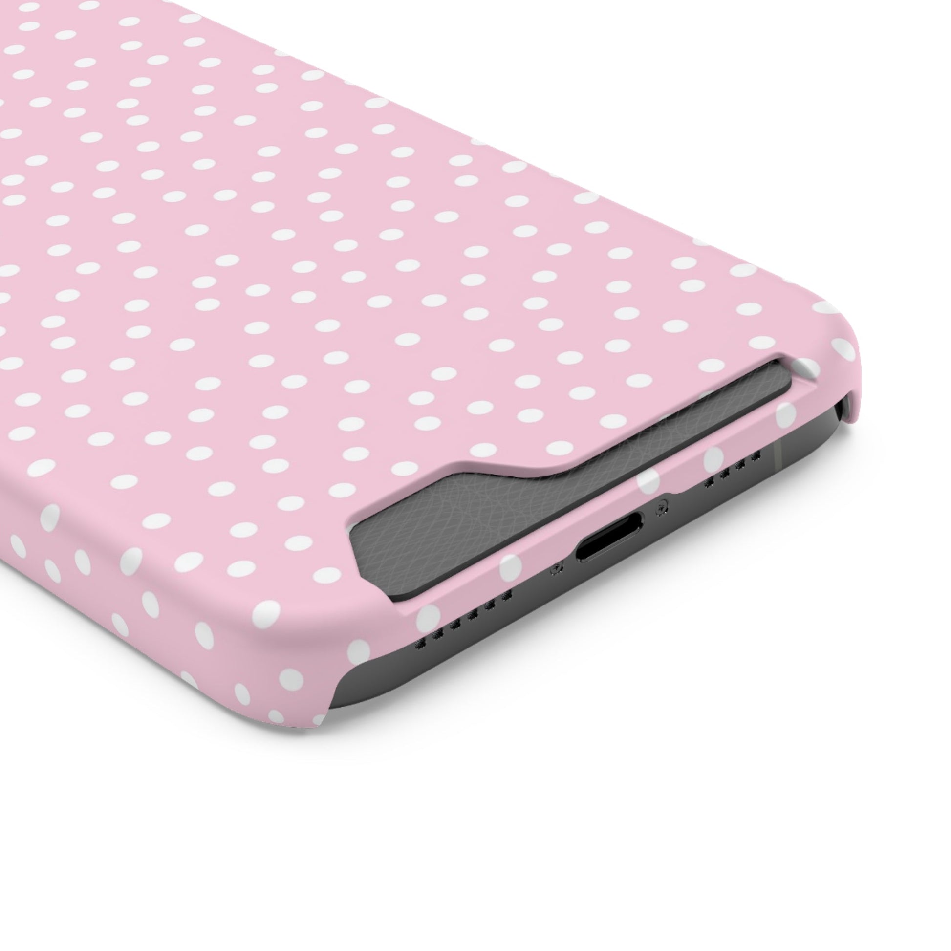 JAKKOUTTHEBXX Pink Polka Dot Cardholder Case 2025