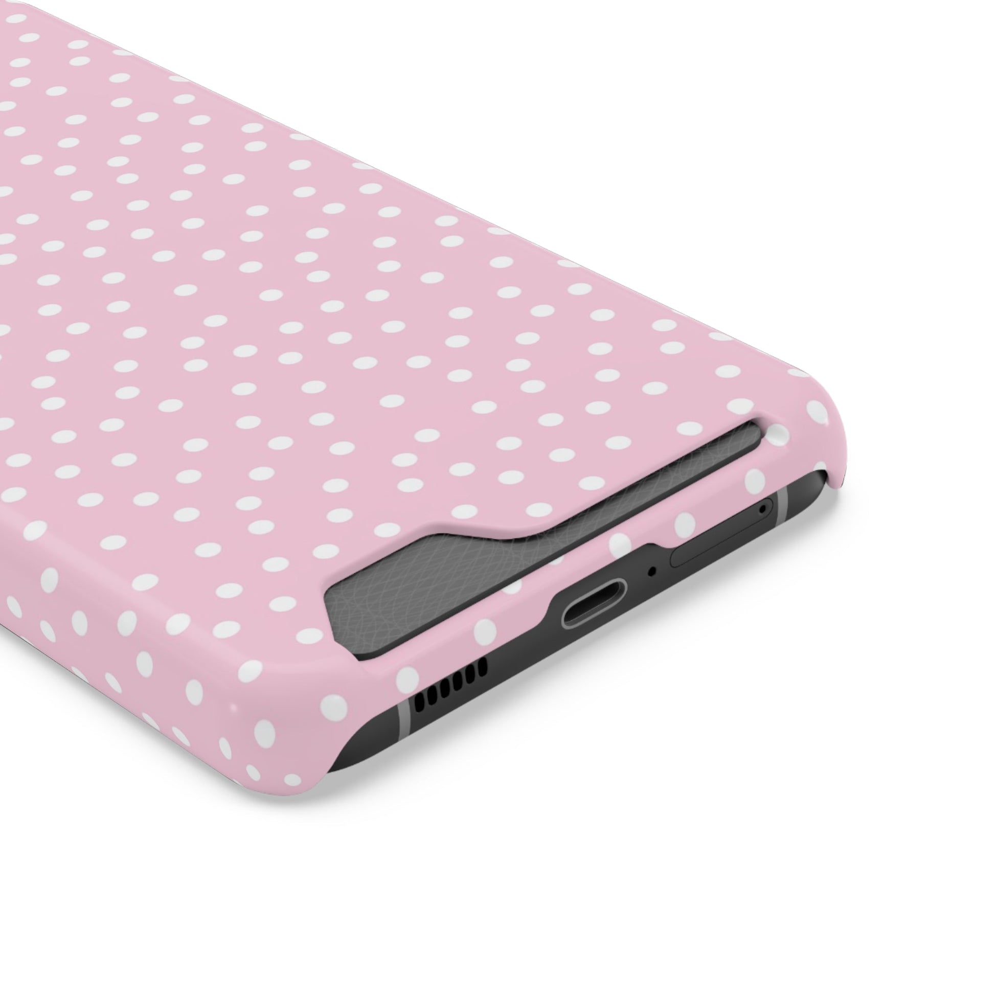 JAKKOUTTHEBXX Pink Polka Dot Cardholder Case 2025