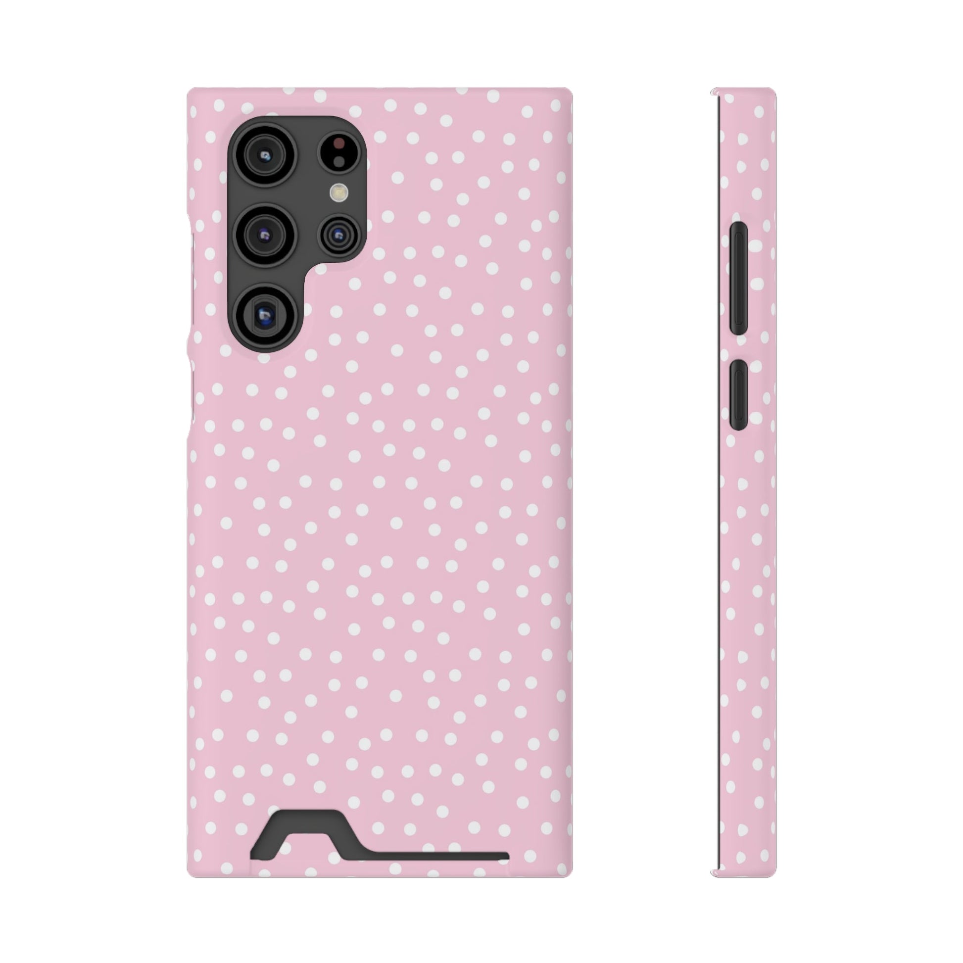 JAKKOUTTHEBXX Pink Polka Dot Cardholder Case 2025