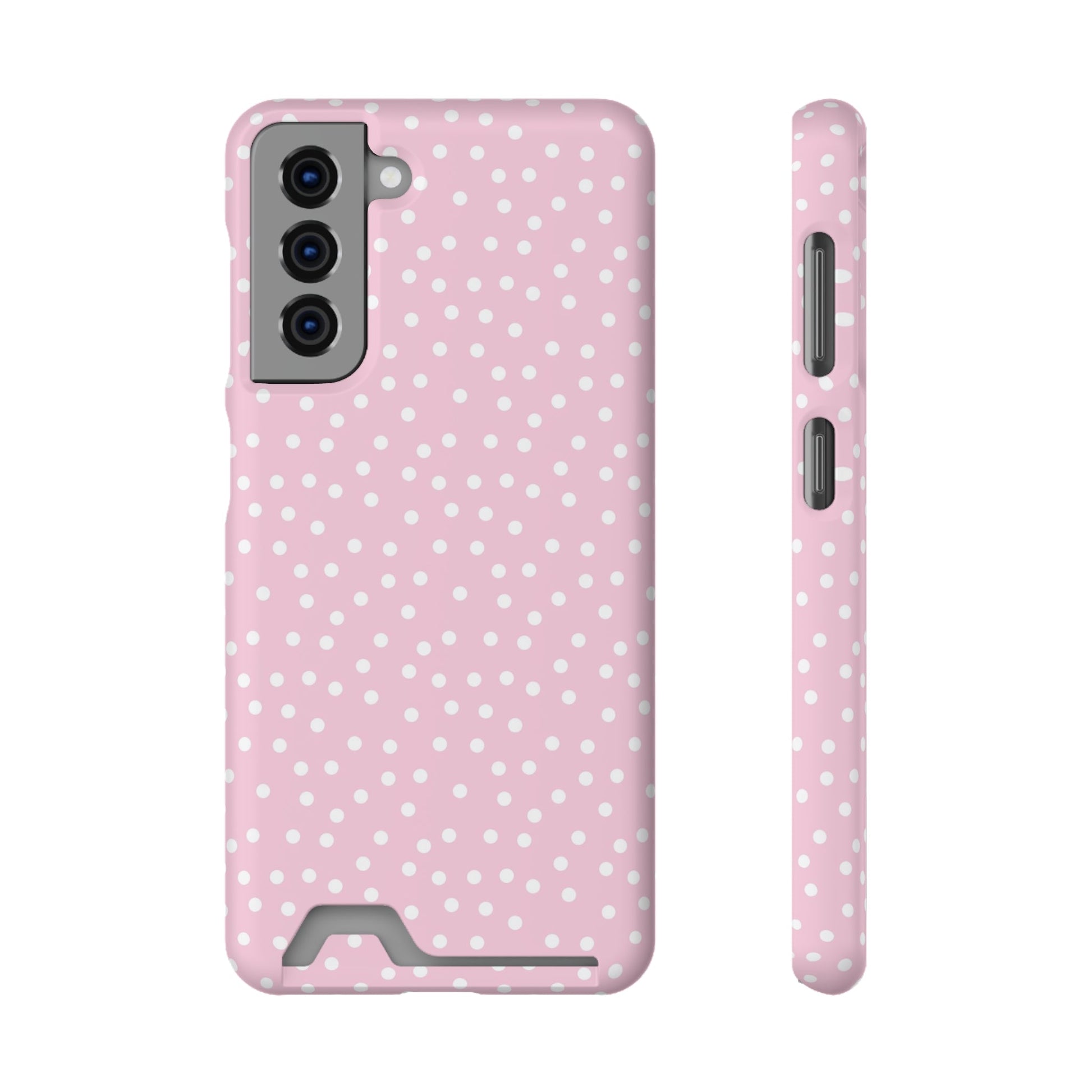 JAKKOUTTHEBXX Pink Polka Dot Cardholder Case 2025