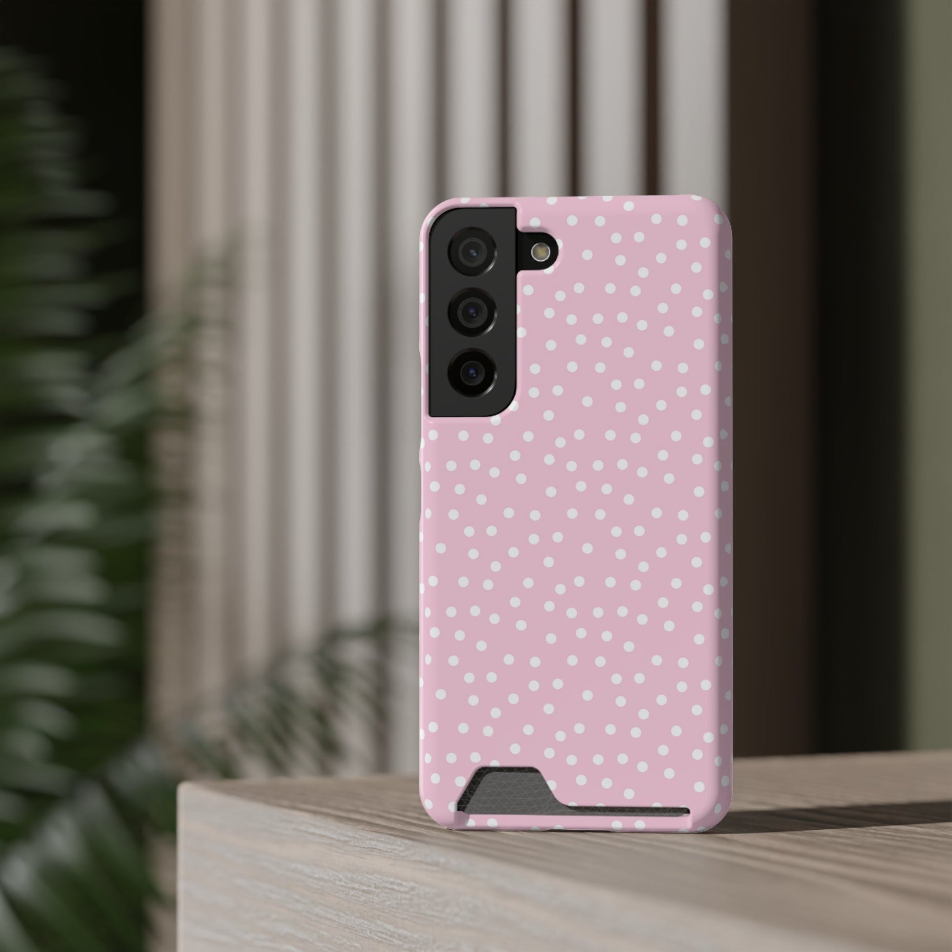 JAKKOUTTHEBXX Pink Polka Dot Cardholder Case 2025