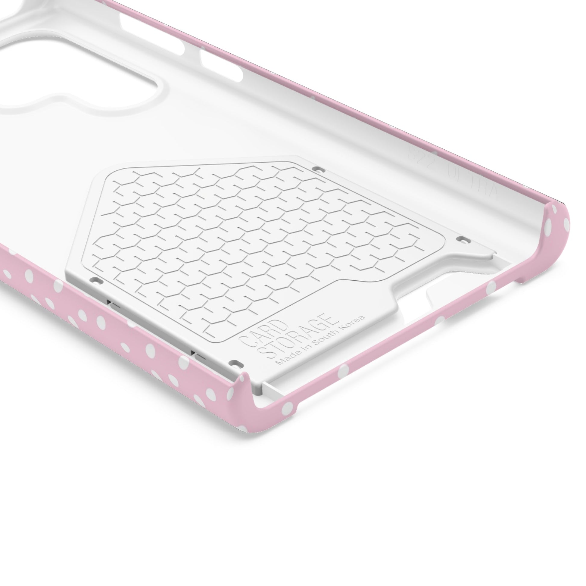 JAKKOUTTHEBXX Pink Polka Dot Cardholder Case 2025