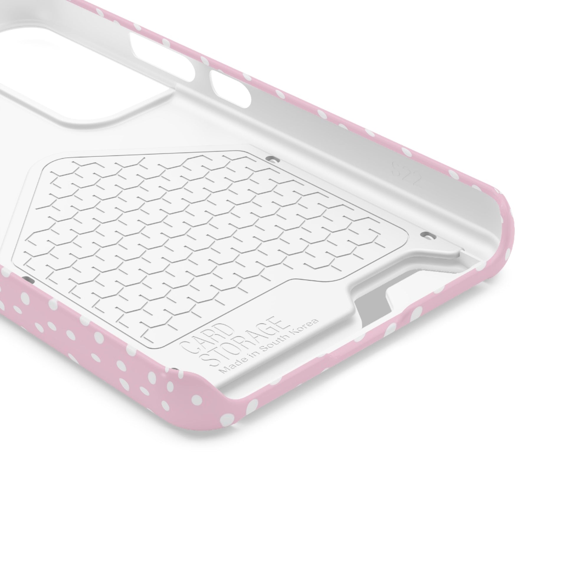 JAKKOUTTHEBXX Pink Polka Dot Cardholder Case 2025