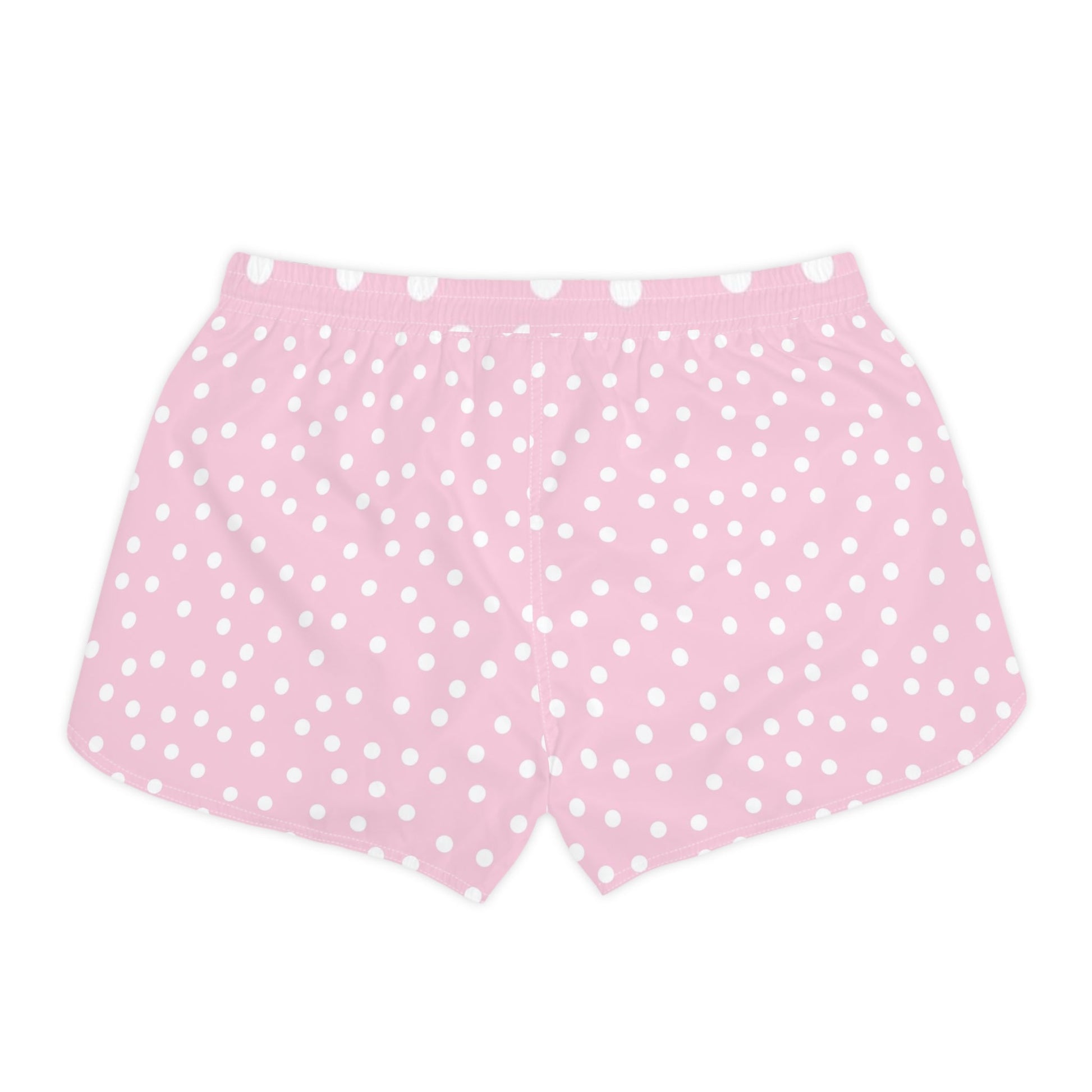 Pink Polka Dot Drawstring Shorts, Artsulli - Art is Long, Life is Short, All Over Prints, , , , , , , 