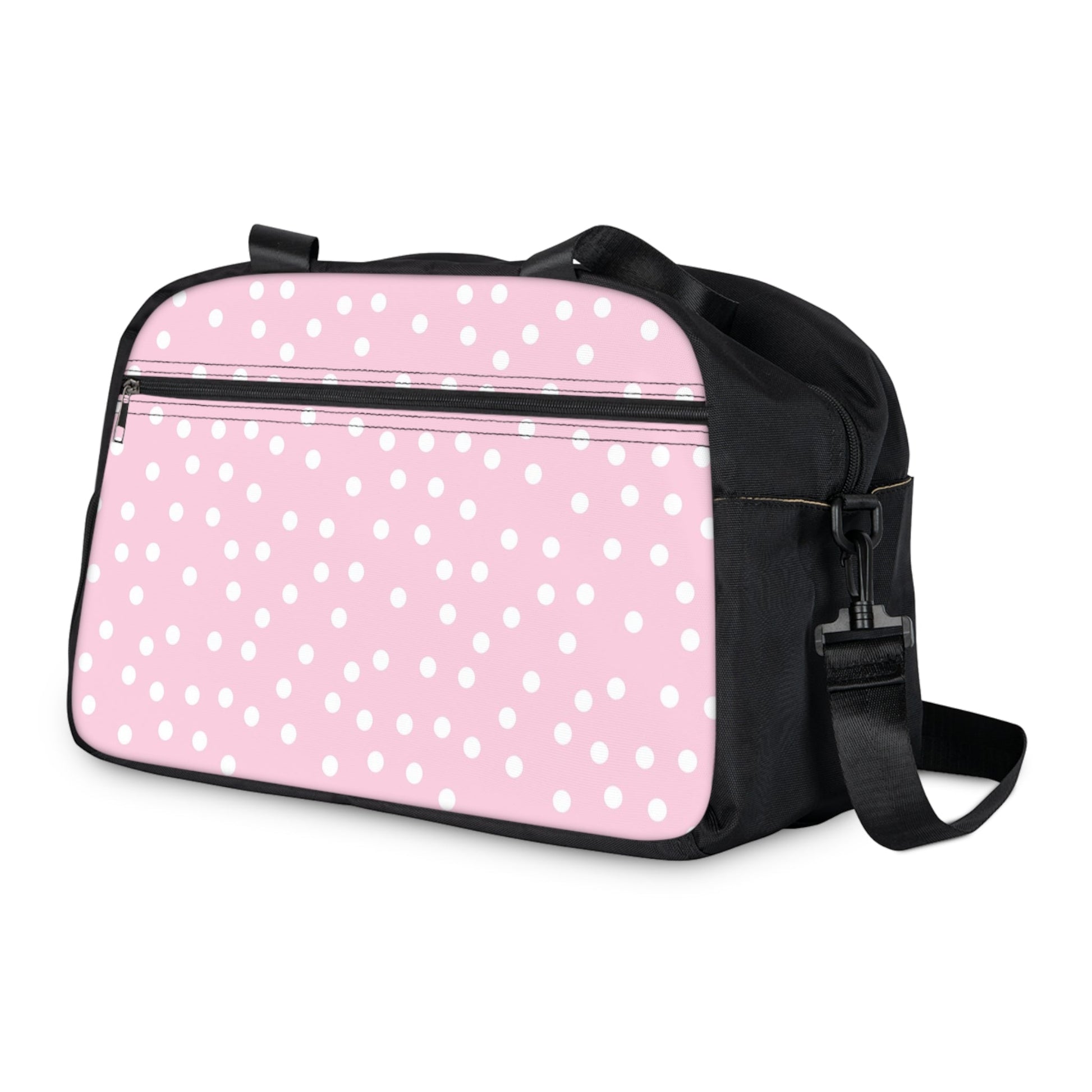 JAKKOUTTHEBXX Pink Polka Dot Duffel Bag 2025