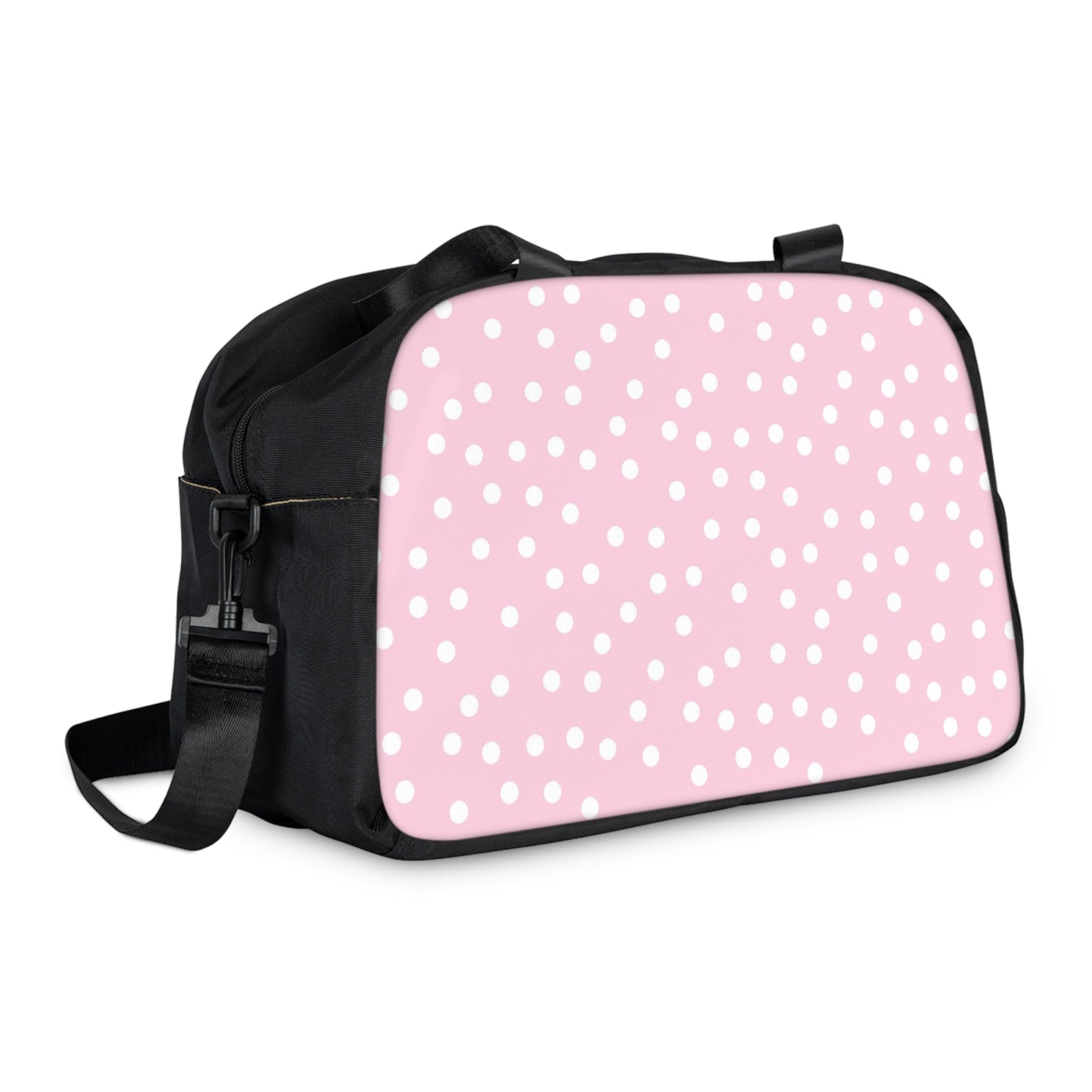 JAKKOUTTHEBXX Pink Polka Dot Duffel Bag 2025